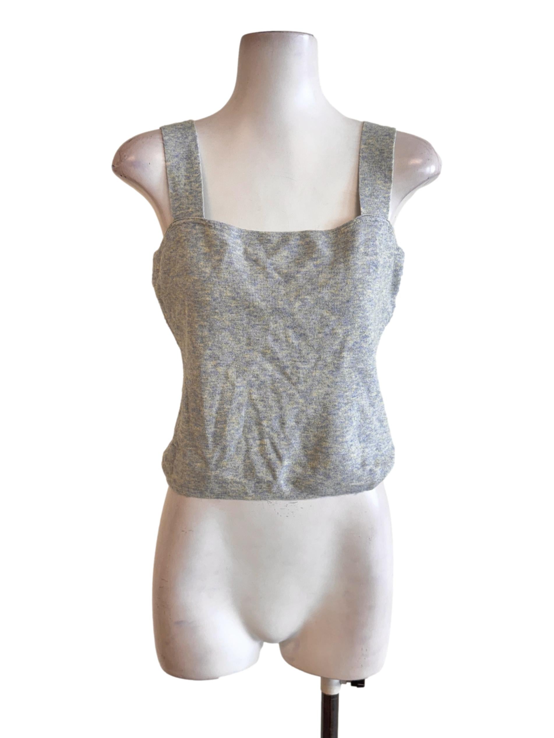Blue Patterned Tank Top TCL