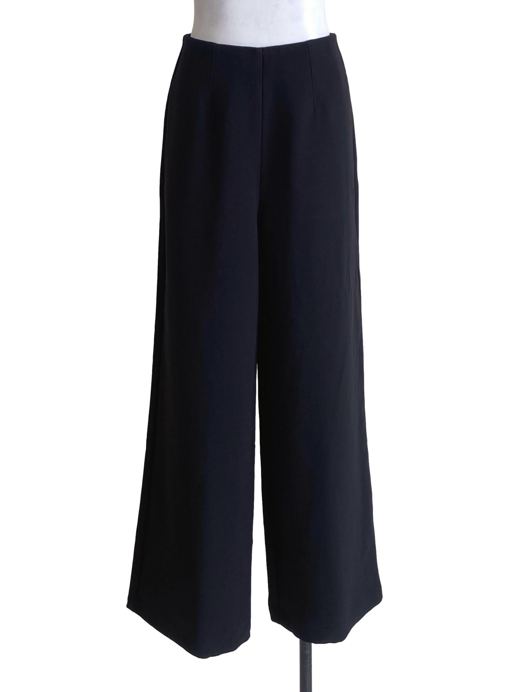 Coal Black Formal Anti Slip Band Formal Pants LB