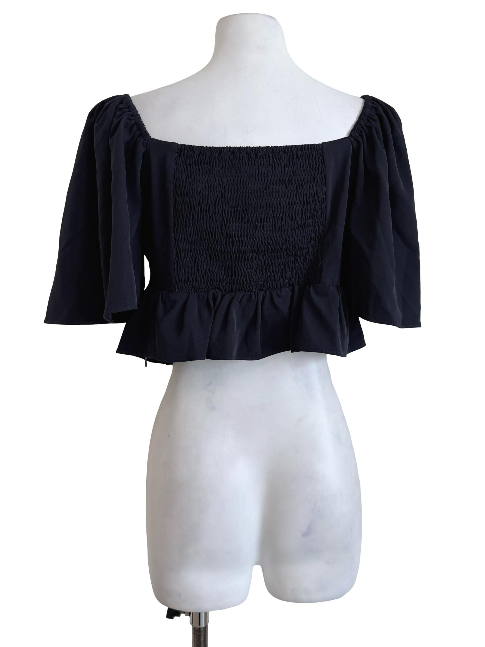 Navy Blue Padded Top