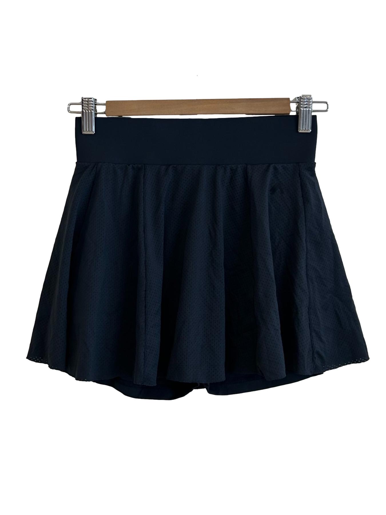 Dark Blue Skirt With Shorts