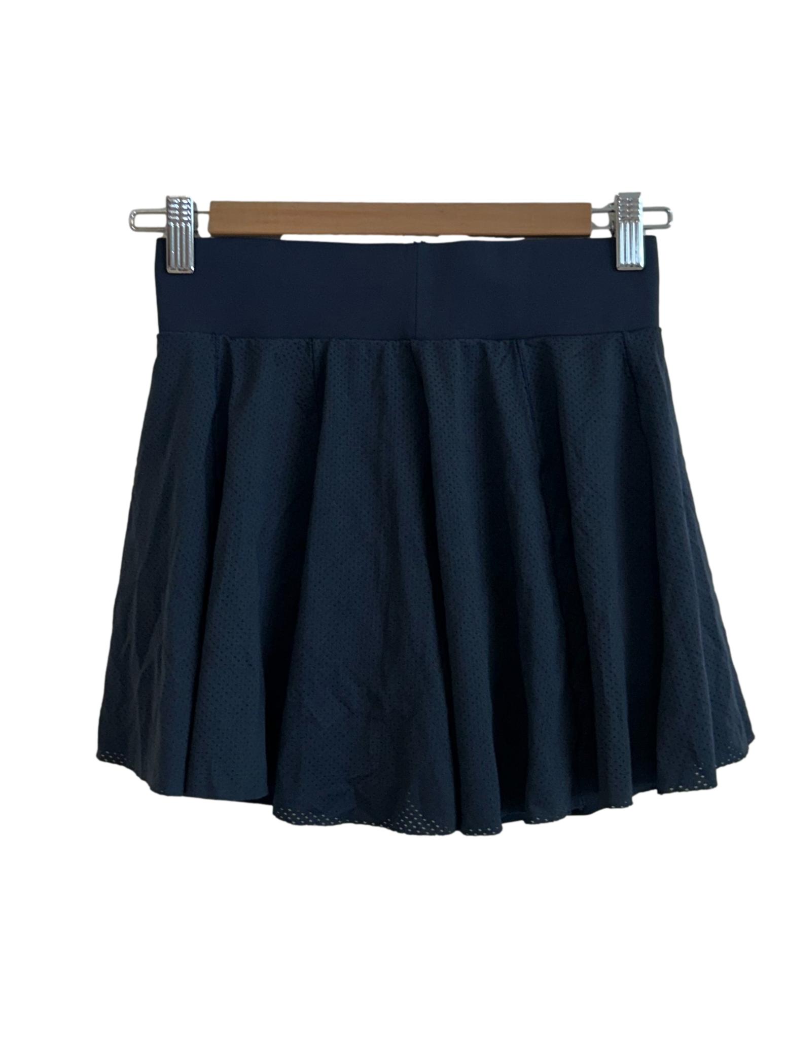 Dark Blue Skirt With Shorts