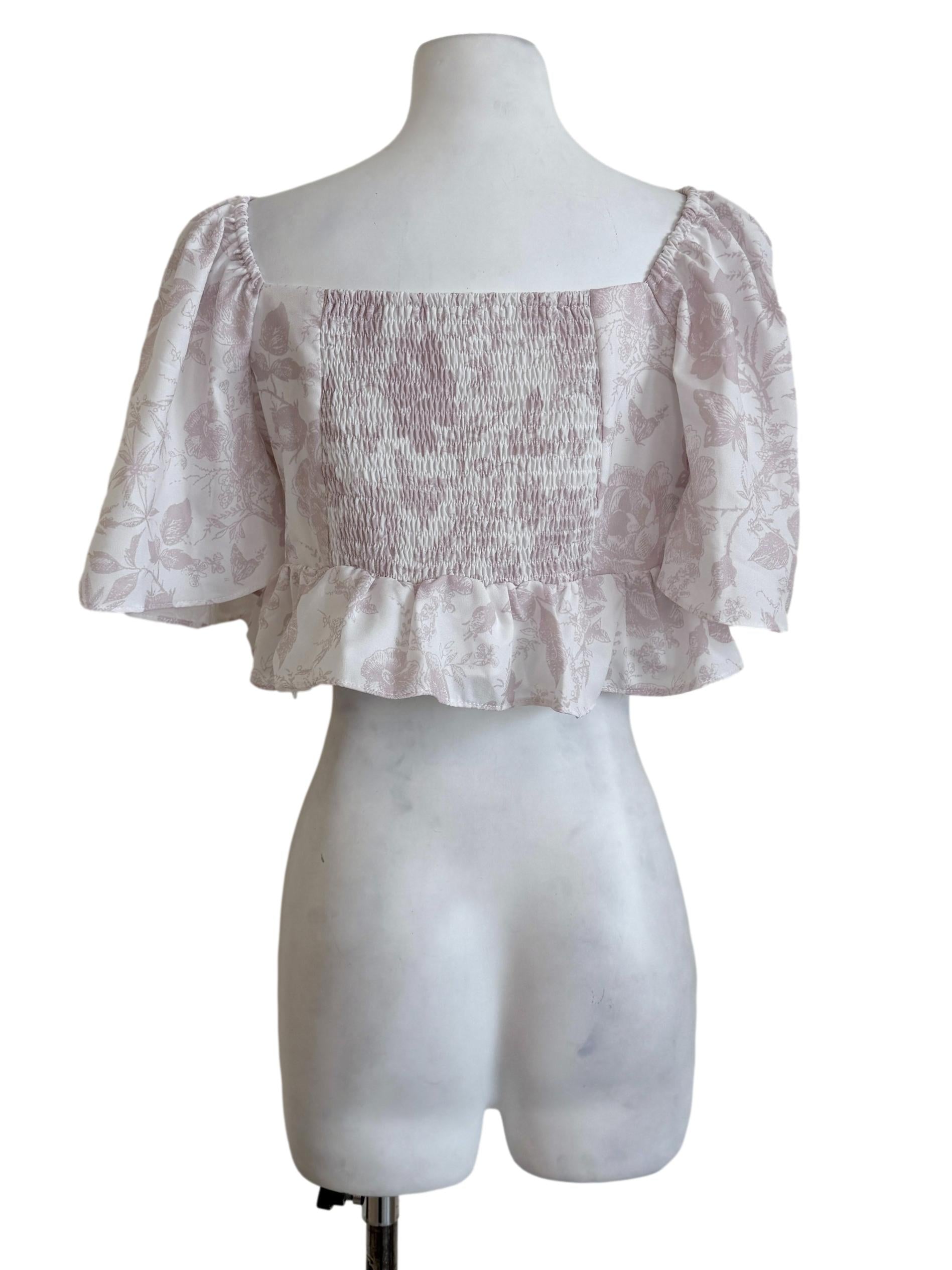 Blush Pink Floral Top