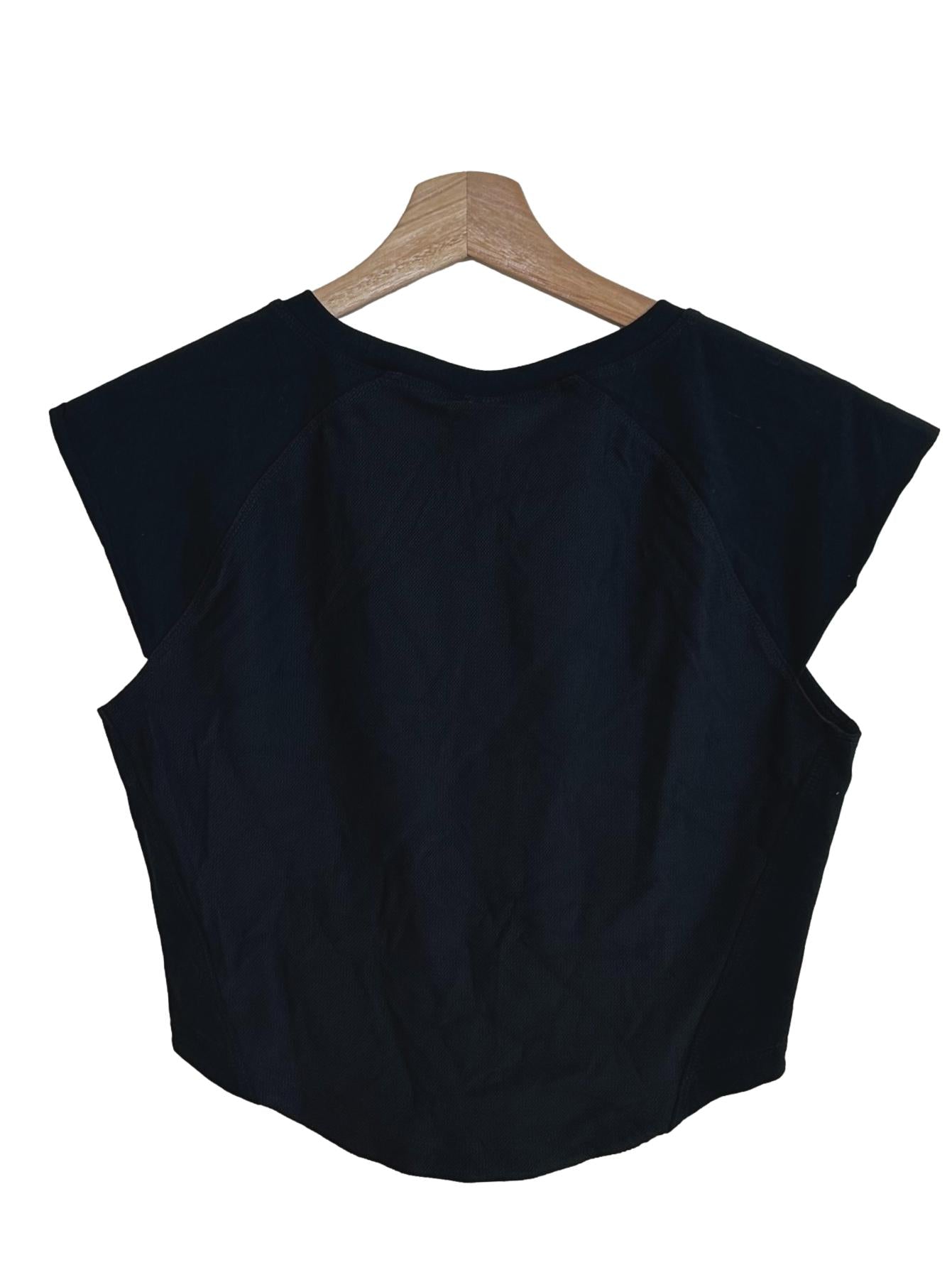 Rich Black Sports Top