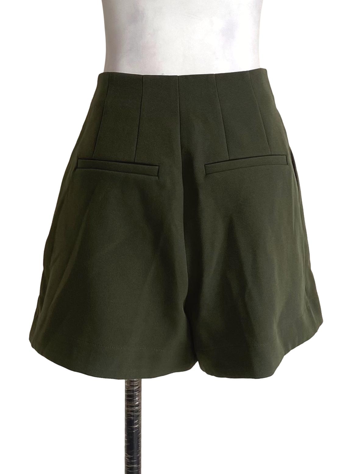 Basil Green Wide Shorts LB