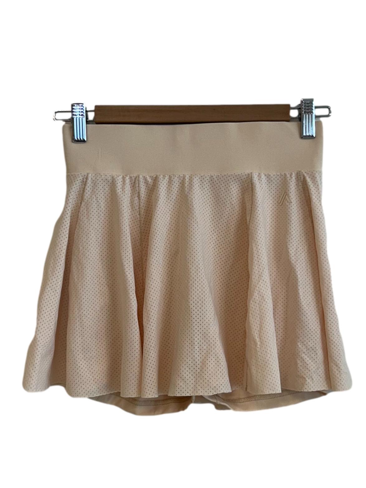 Cream Skirt With Shorts