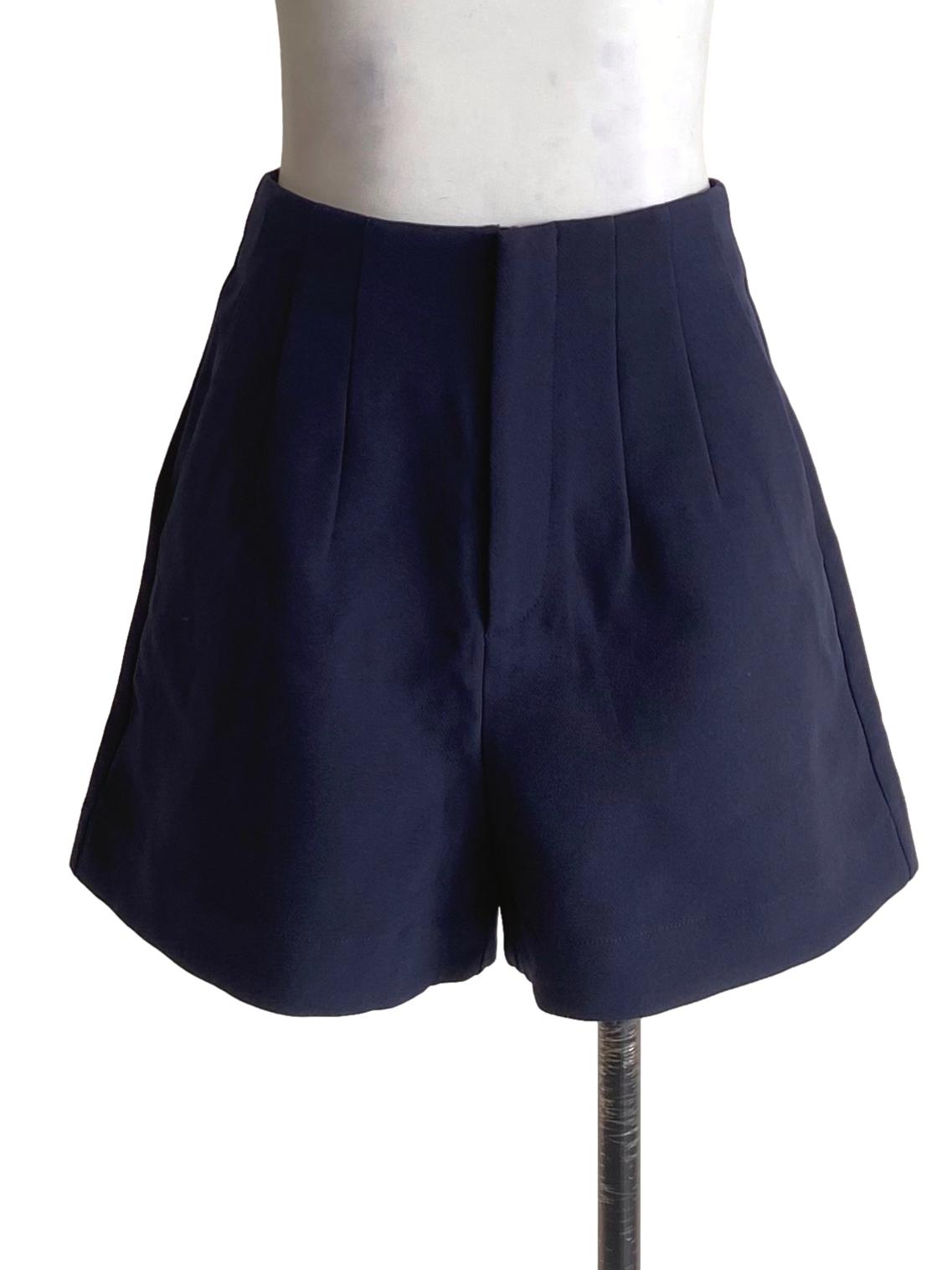 Dark Navy Blue Wide Shorts LB