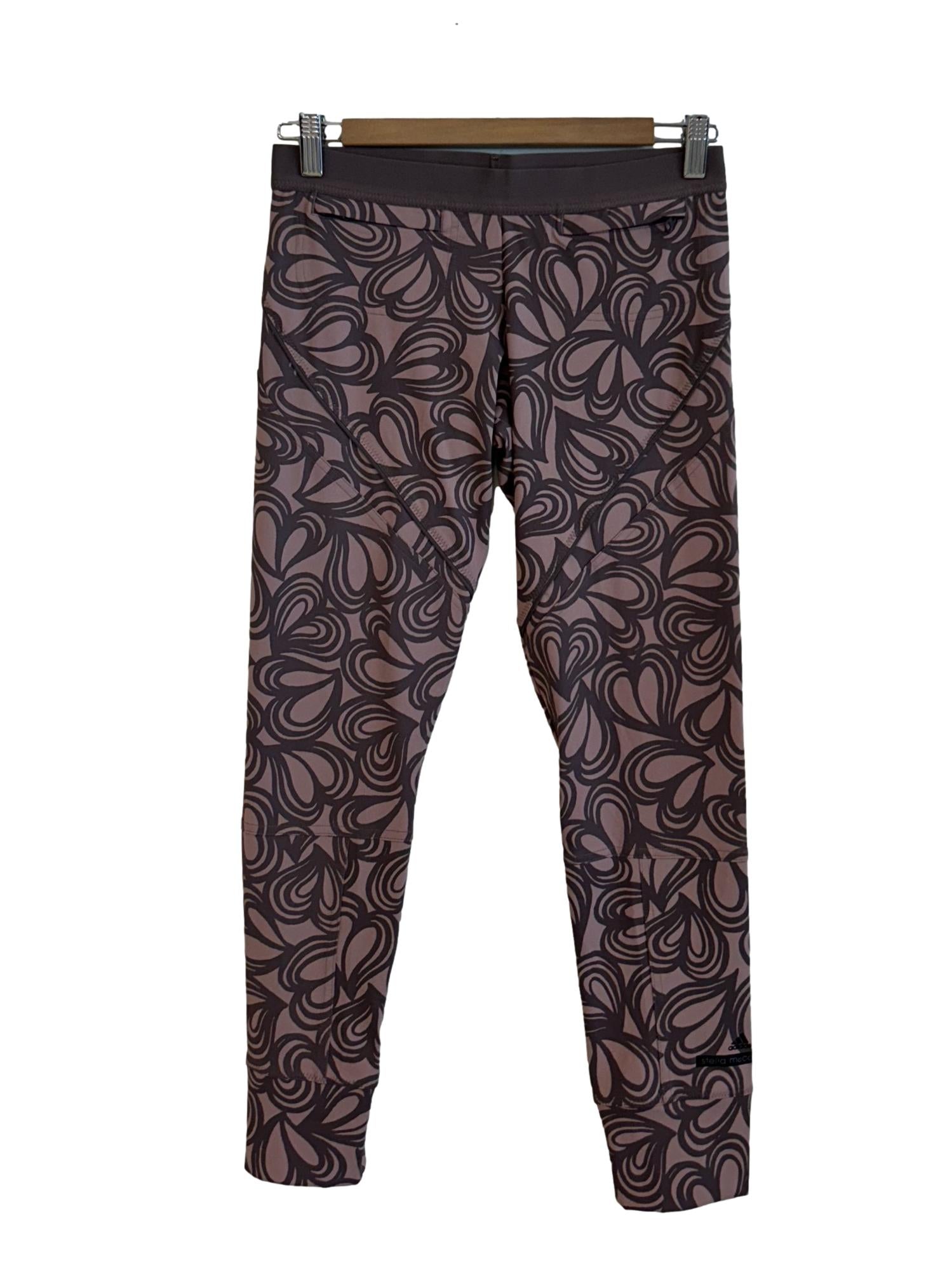 Bole Brown Printed Tights