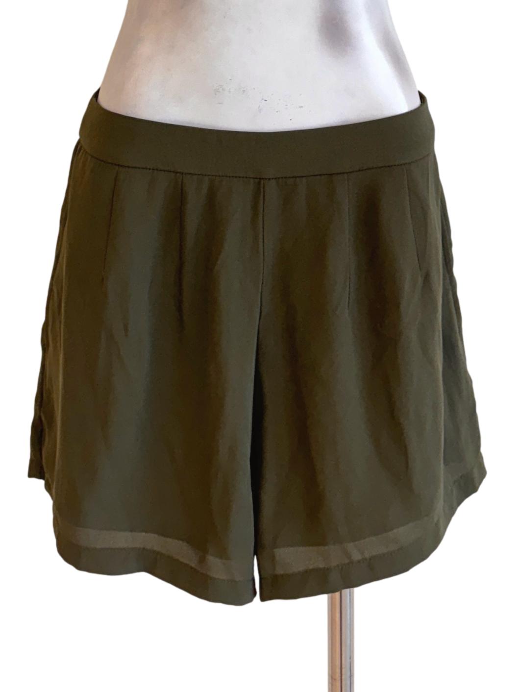 Green Plain Shorts TCL