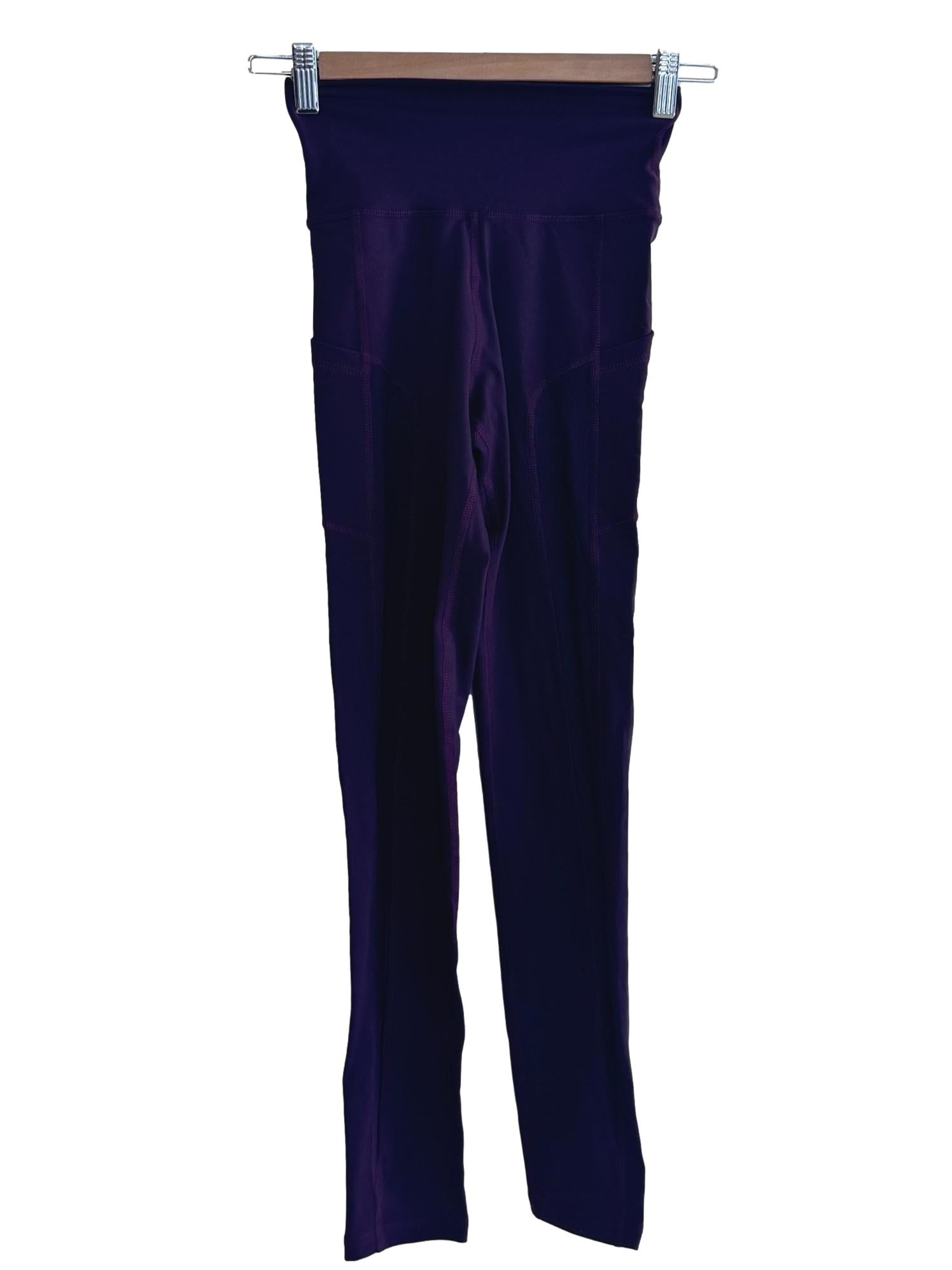 Eggplant Plain Tights