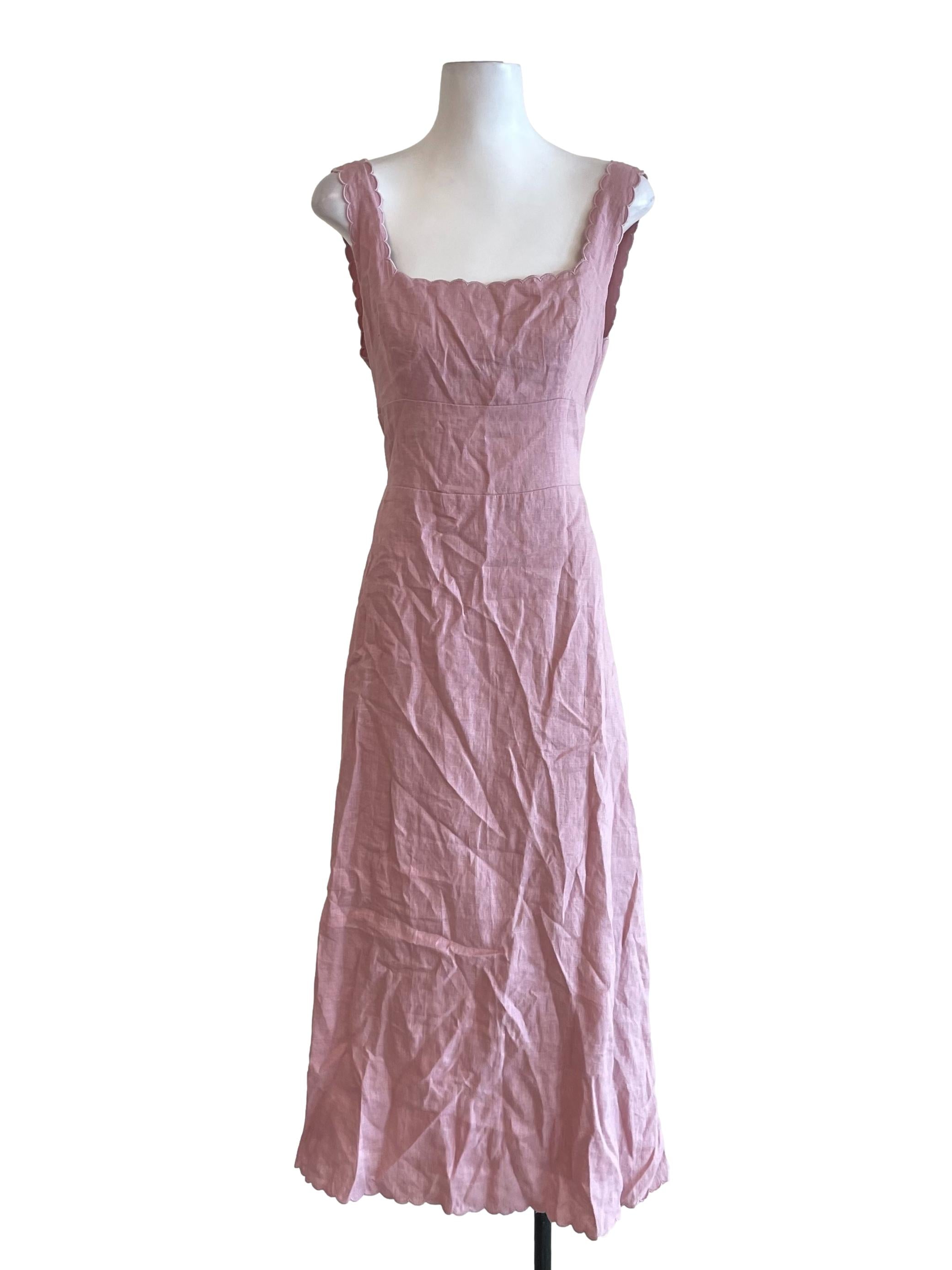 Dusty Pink Sun Dress