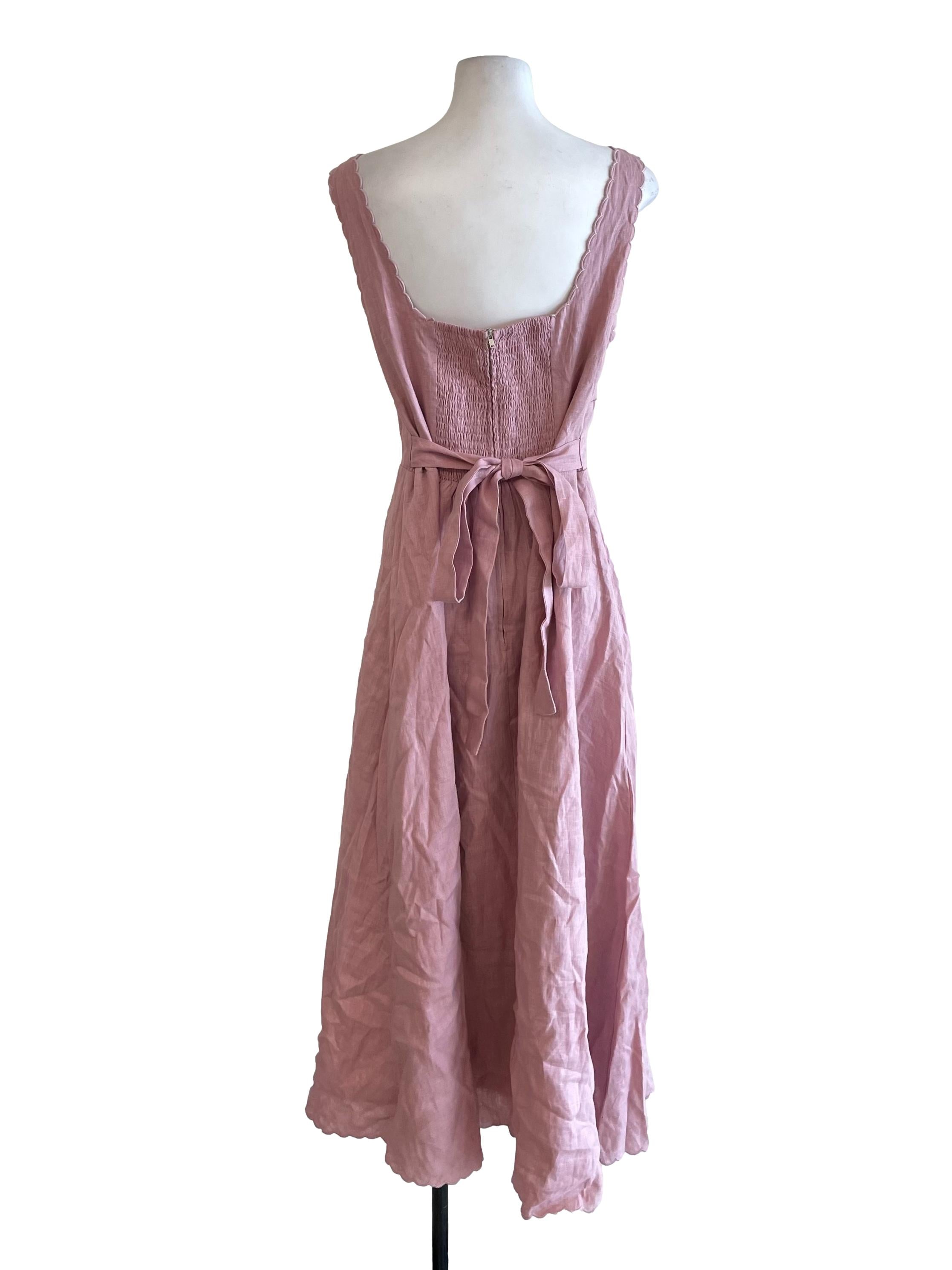 Dusty Pink Sun Dress