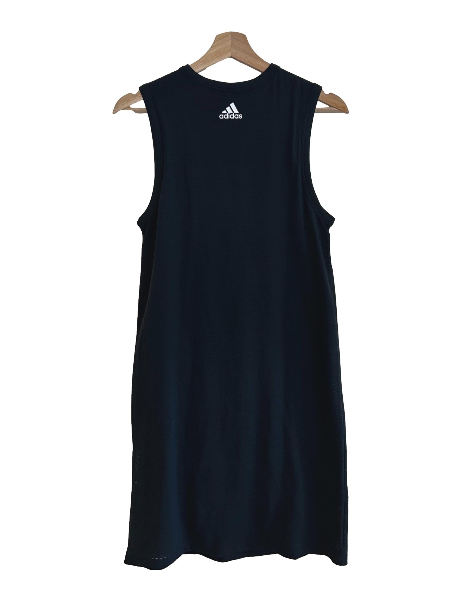 Soft Black Sleeveless Long Shirt
