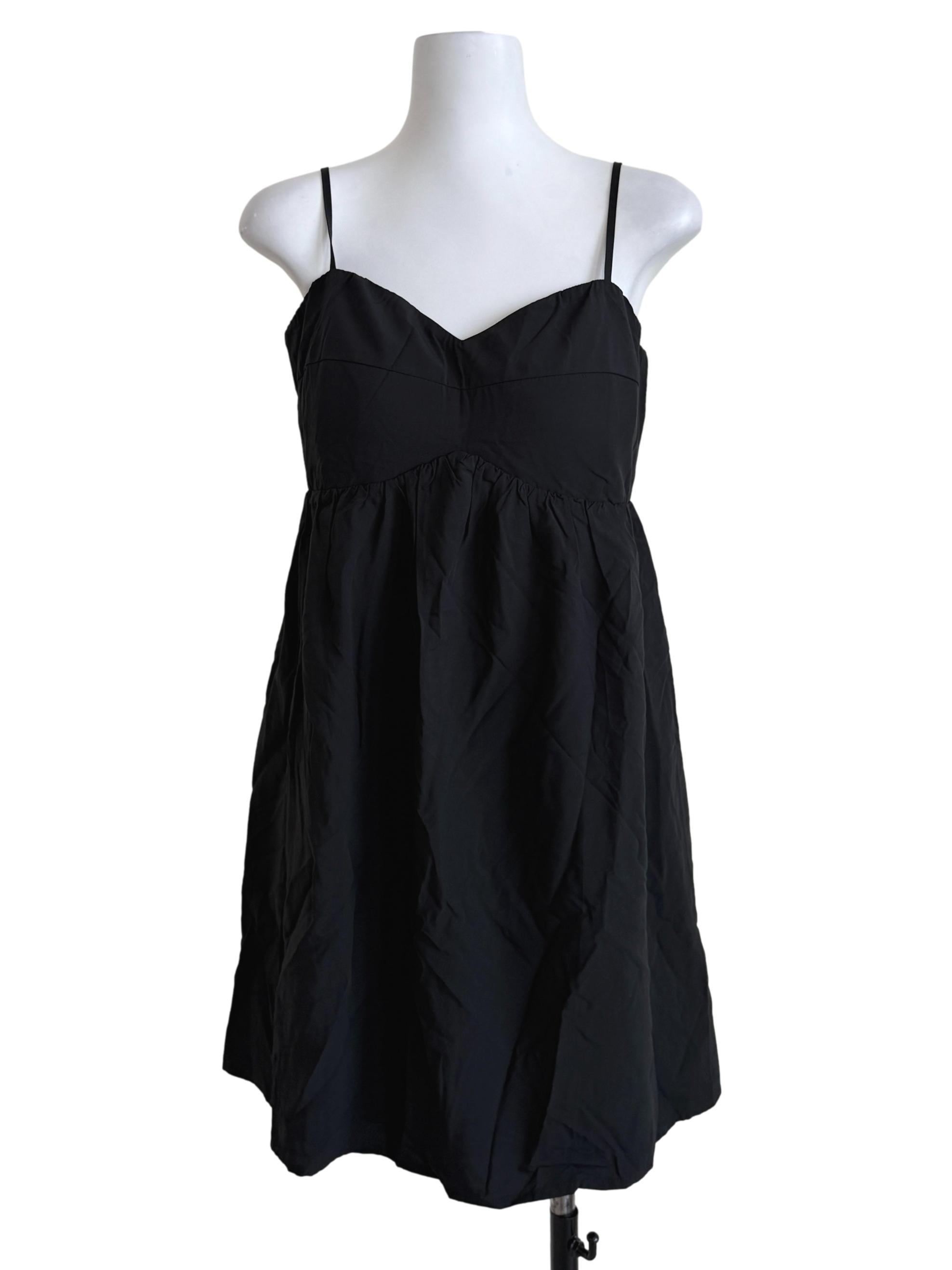 Black Jumper Spaghetti Strap Dress