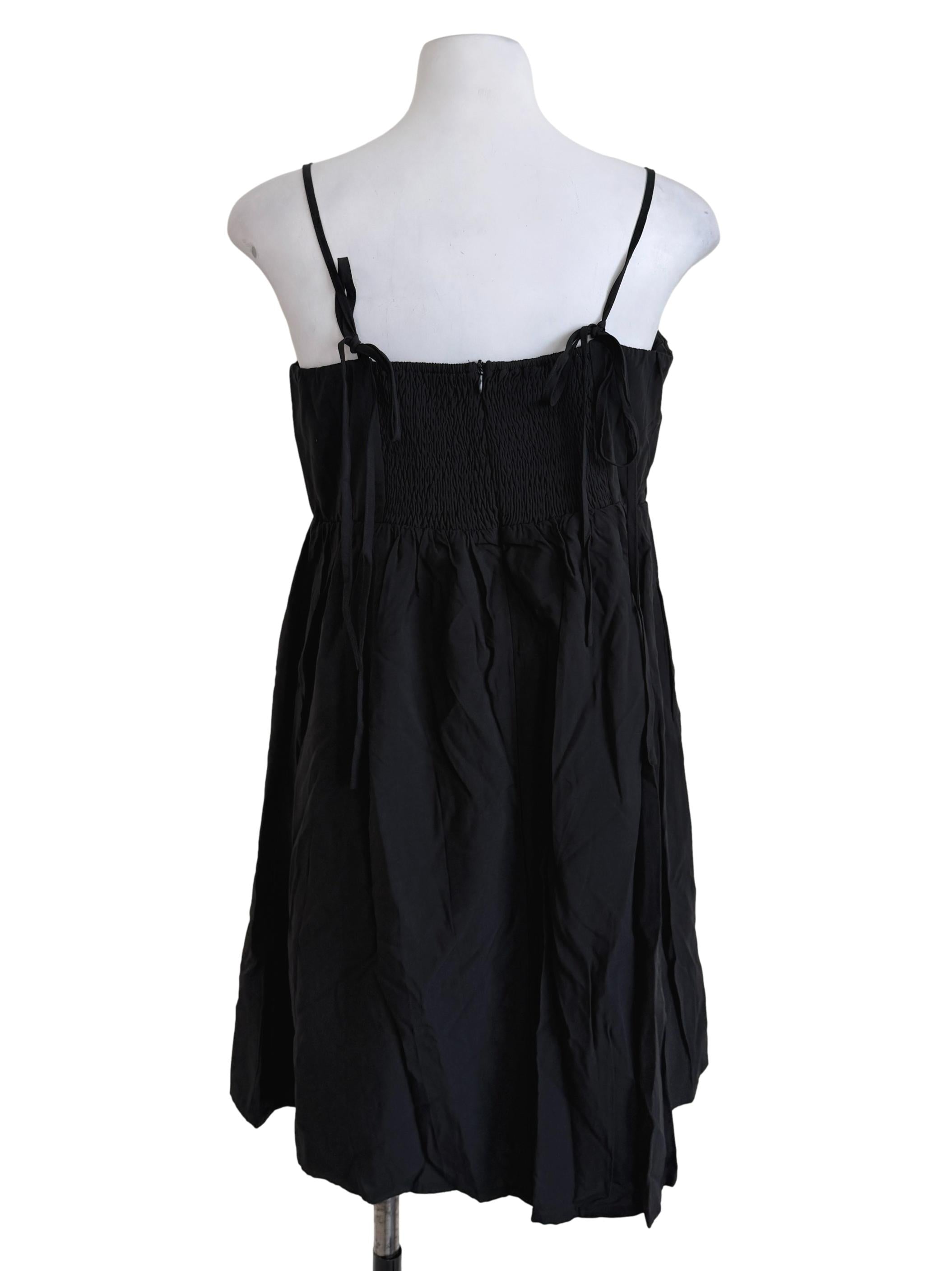 Black Jumper Spaghetti Strap Dress
