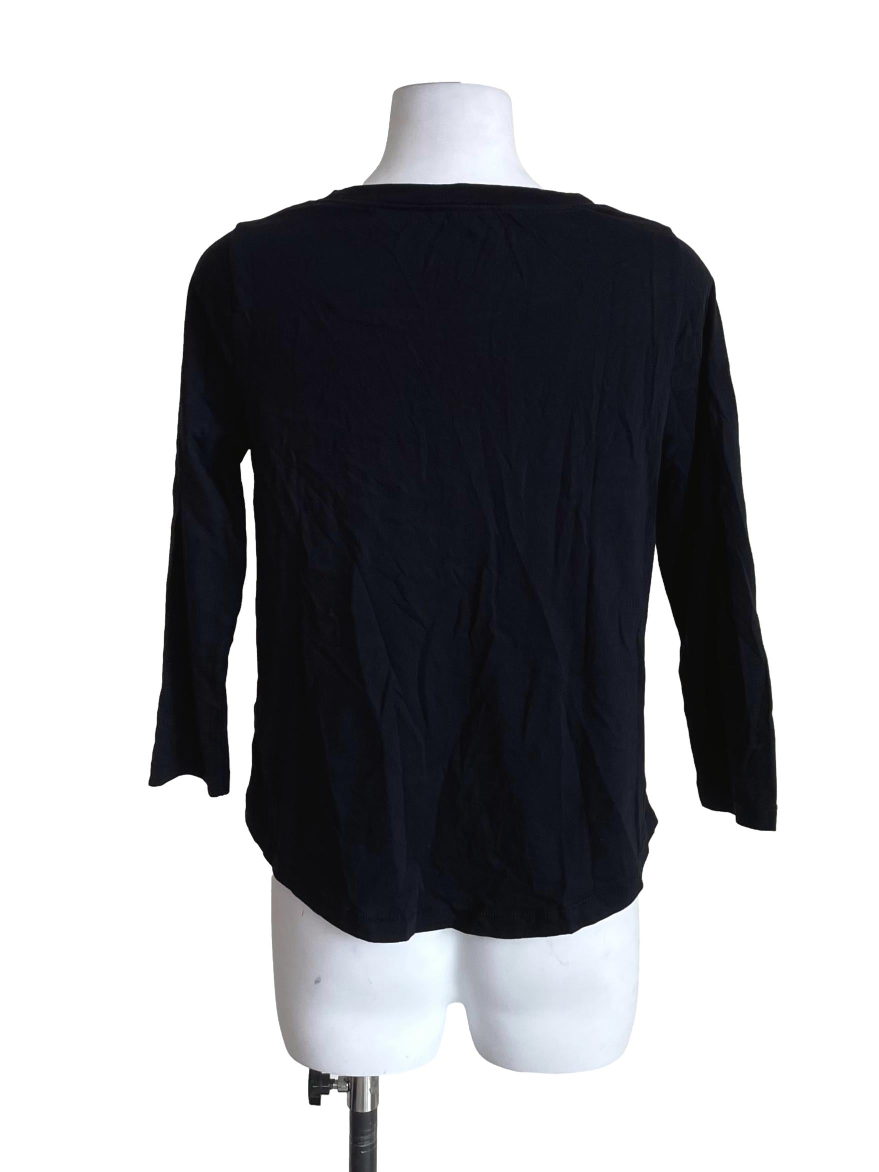 Black Long Sleeves Top