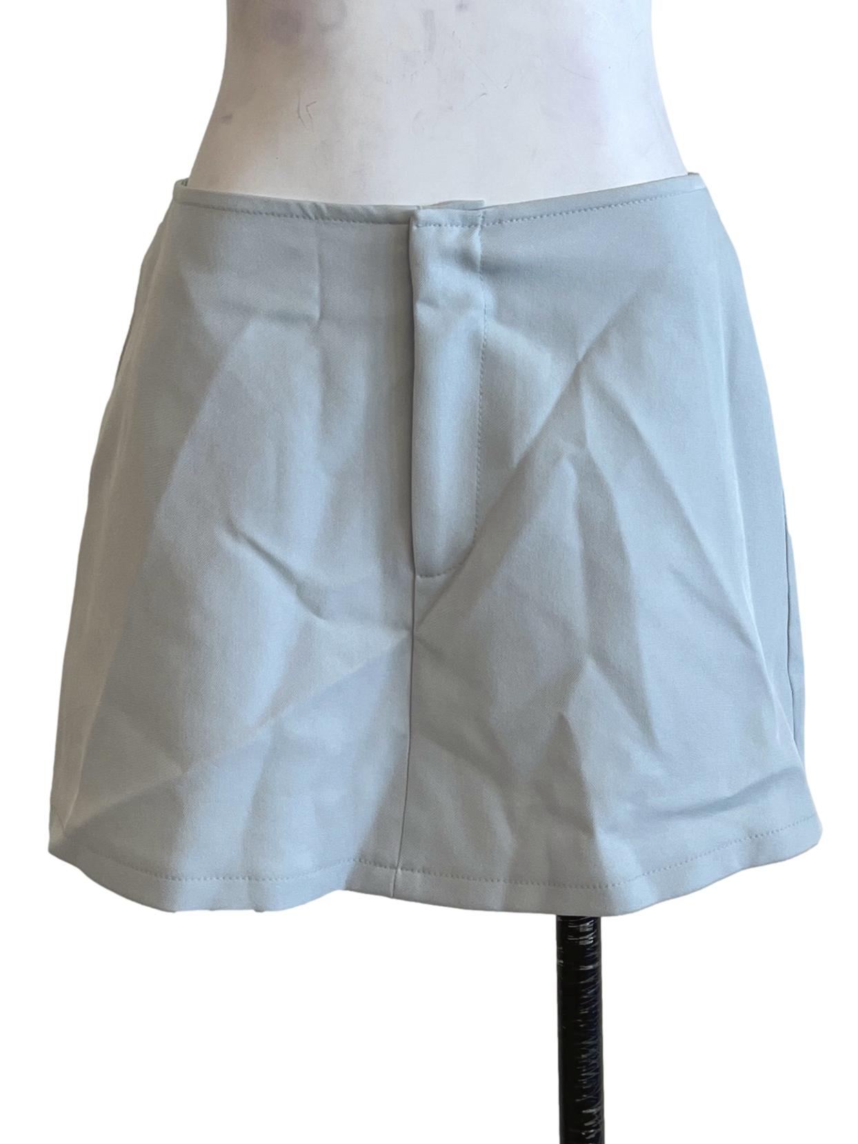 Sky Blue Boyfriend Skirt