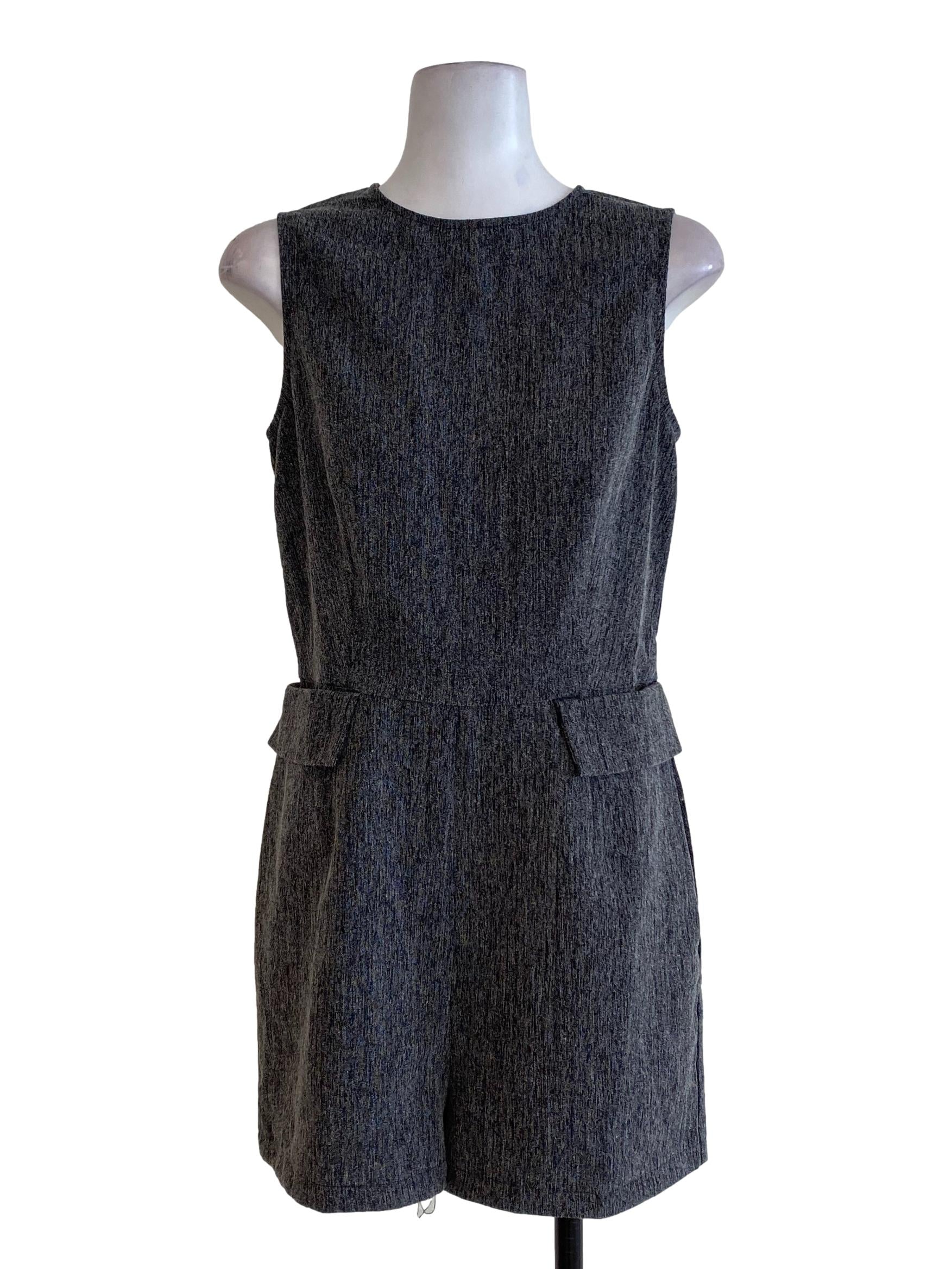 Black Round Neck Rompers