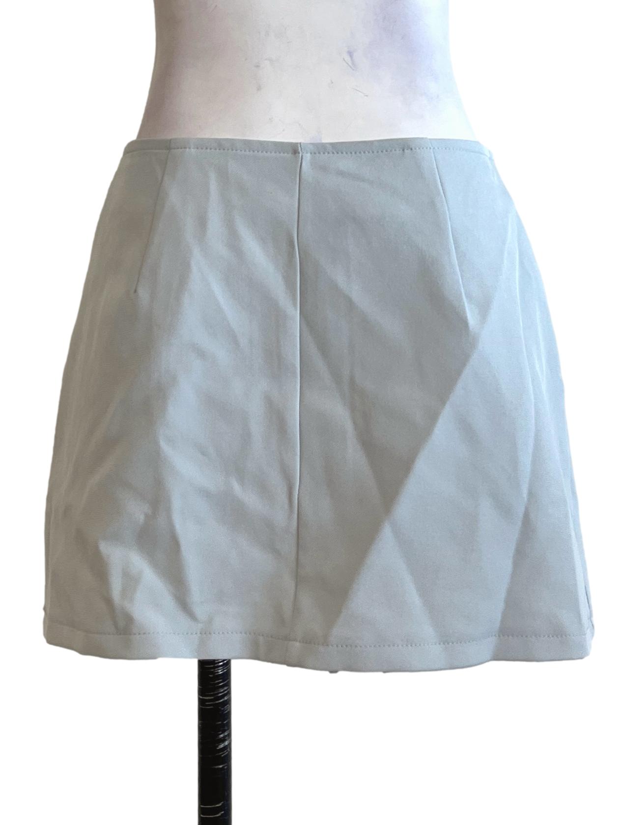 Sky Blue Boyfriend Skirt