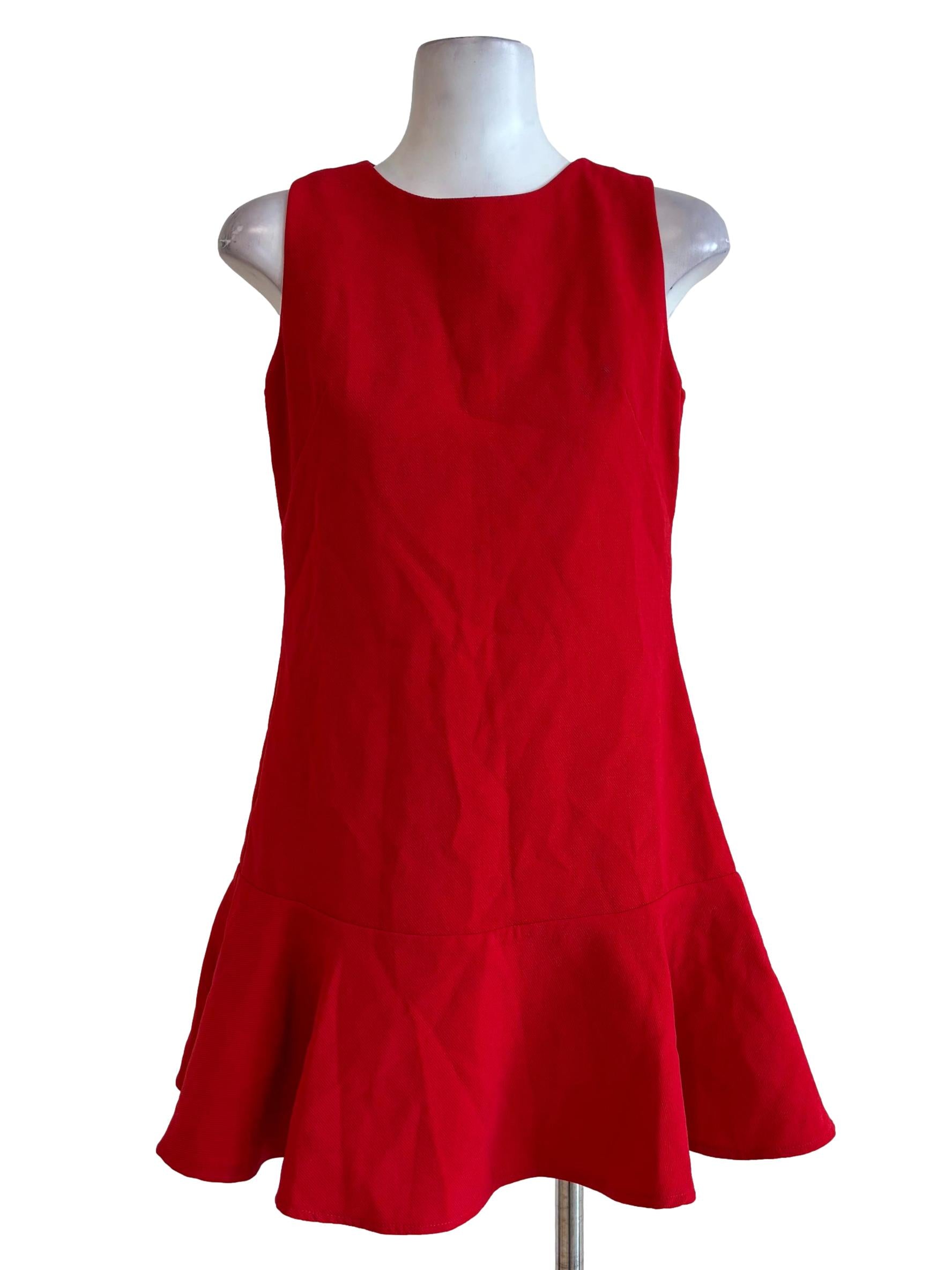 Red Sleeveless Dress