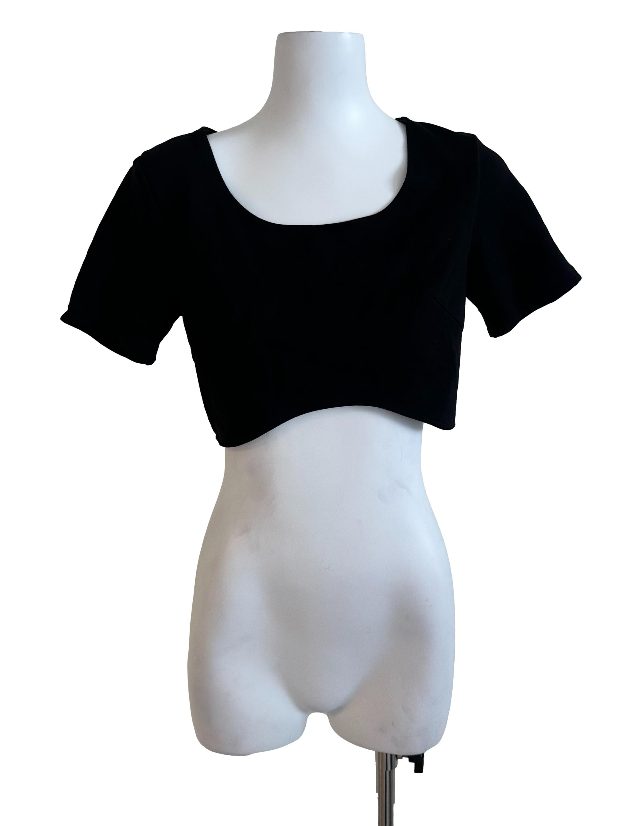 Black Plain Top