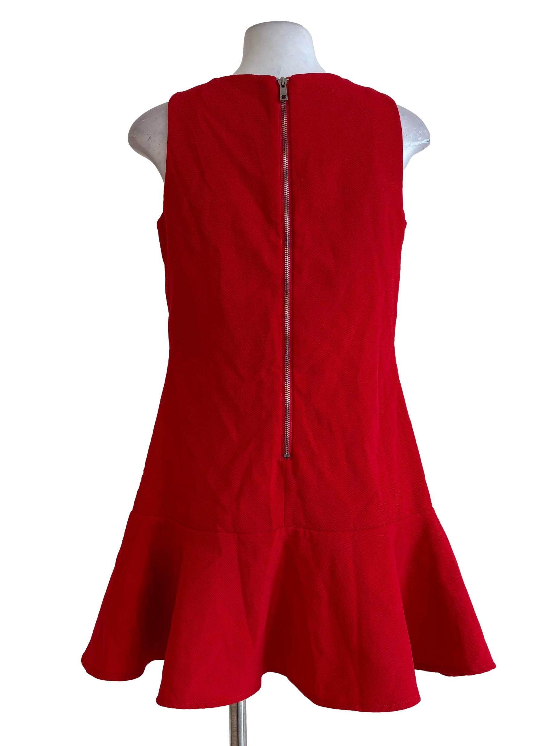 Red Sleeveless Dress