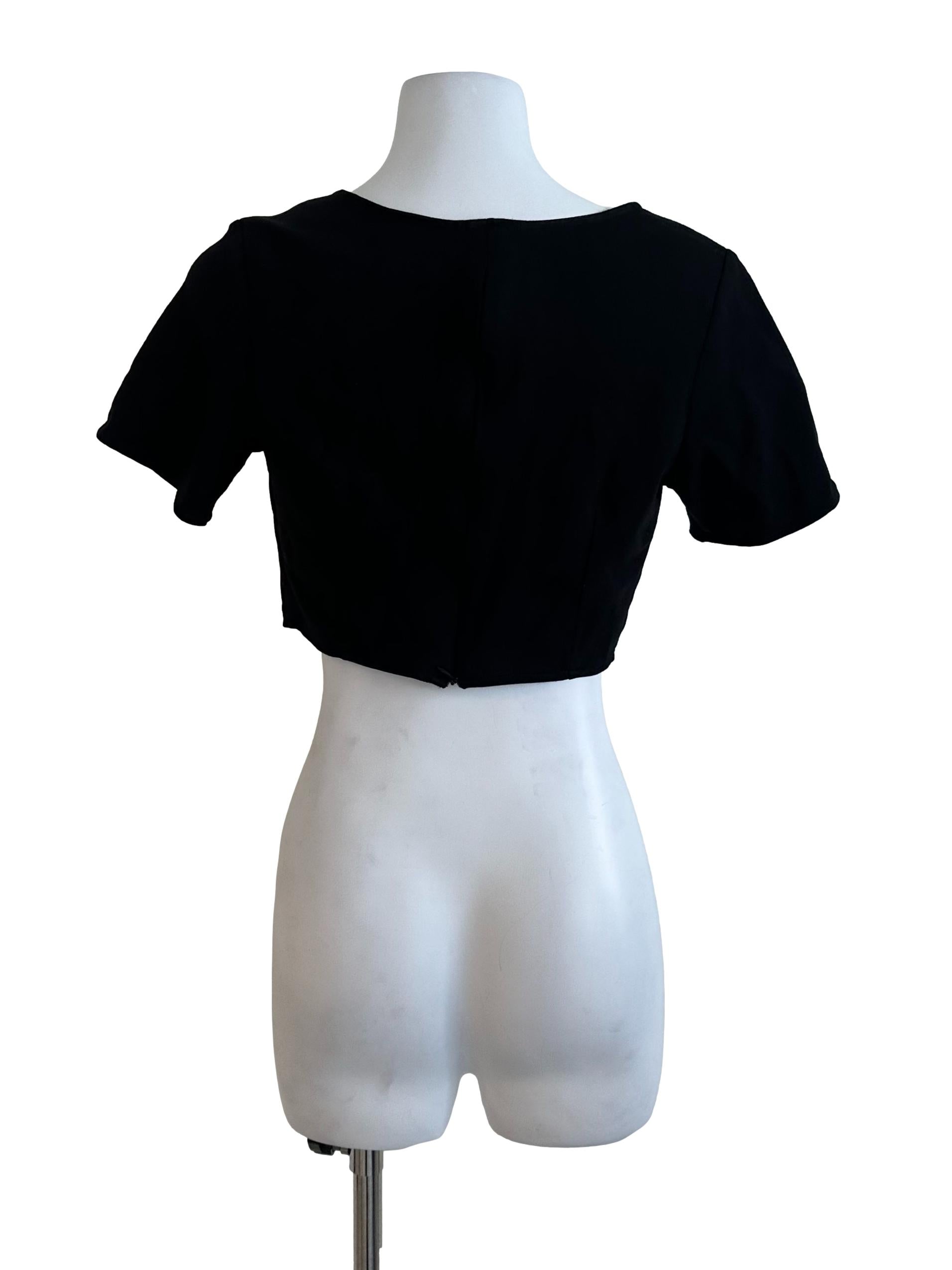 Black Plain Top