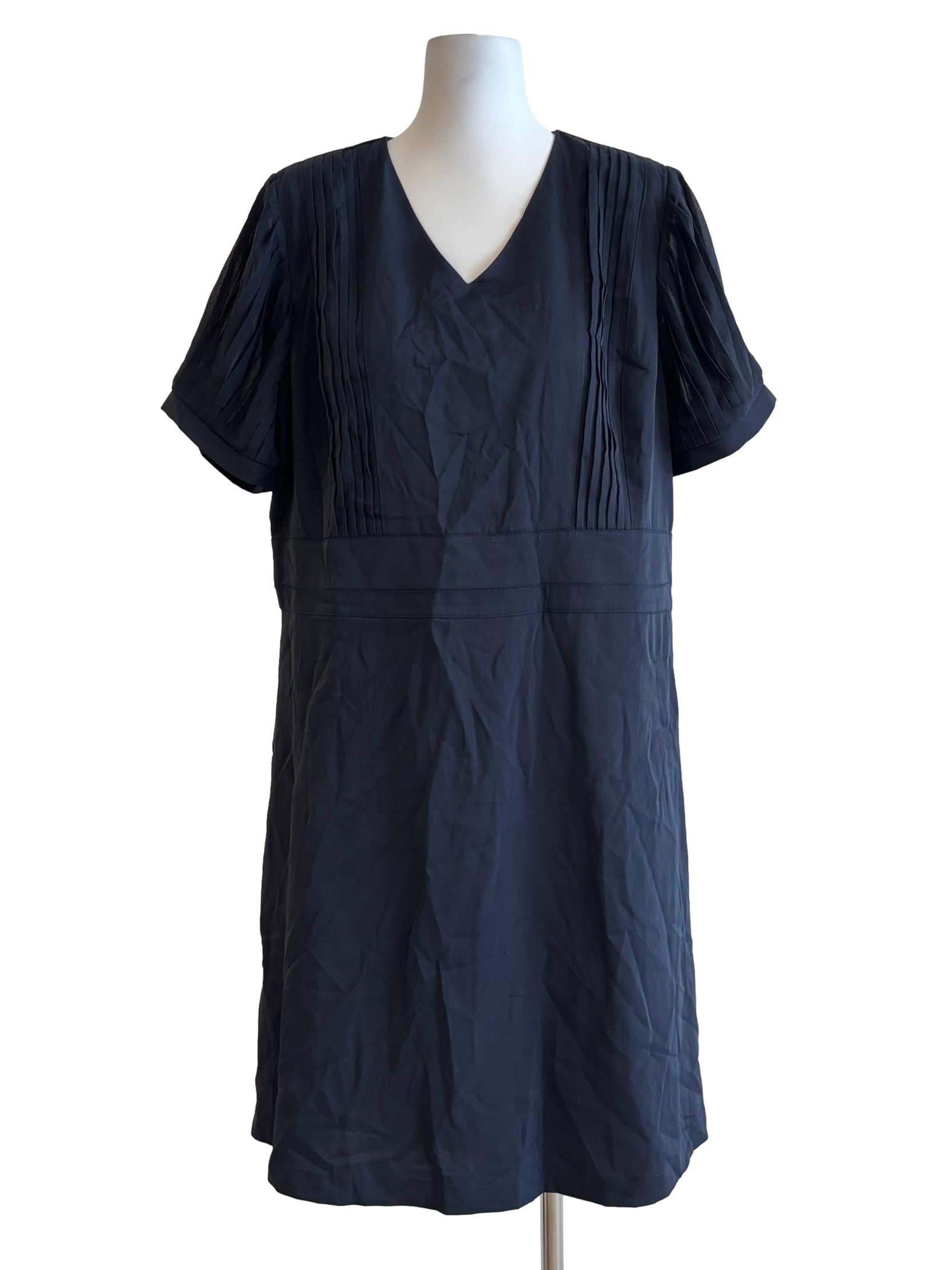 Midnight Blue Short Sleeve Dress