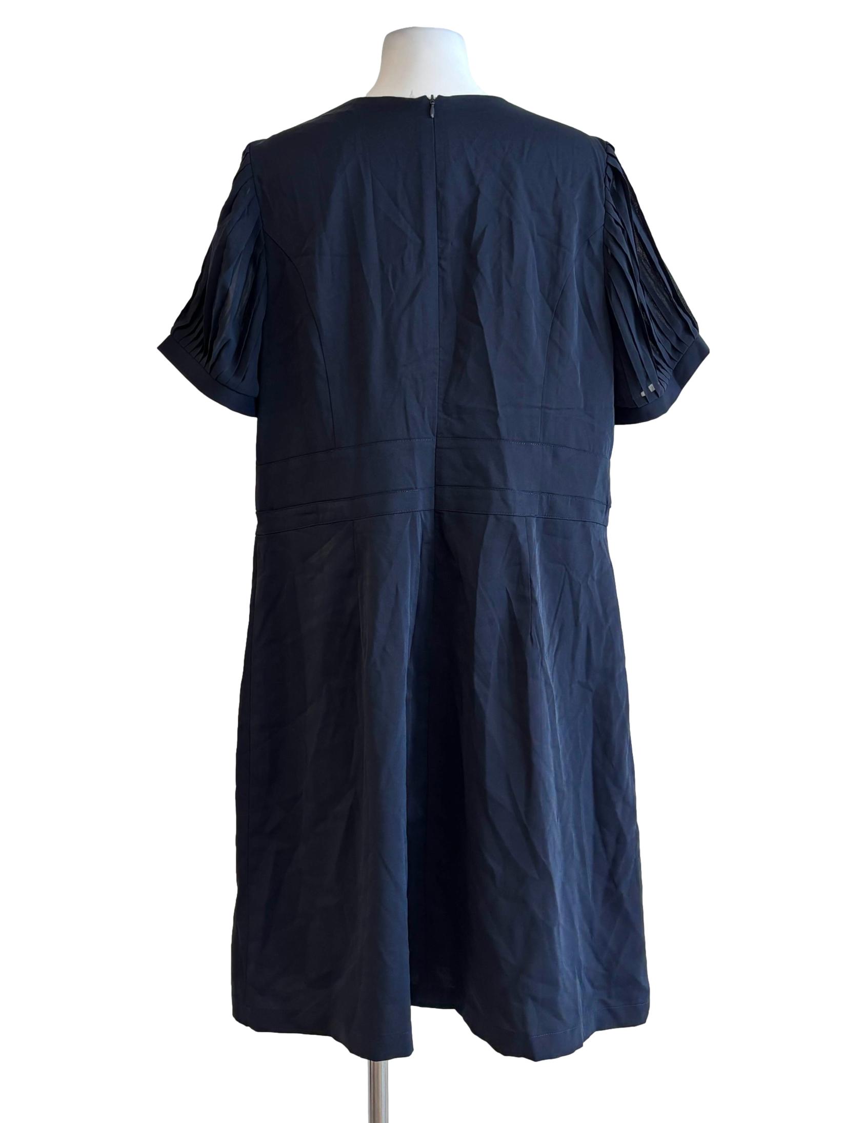Midnight Blue Short Sleeve Dress