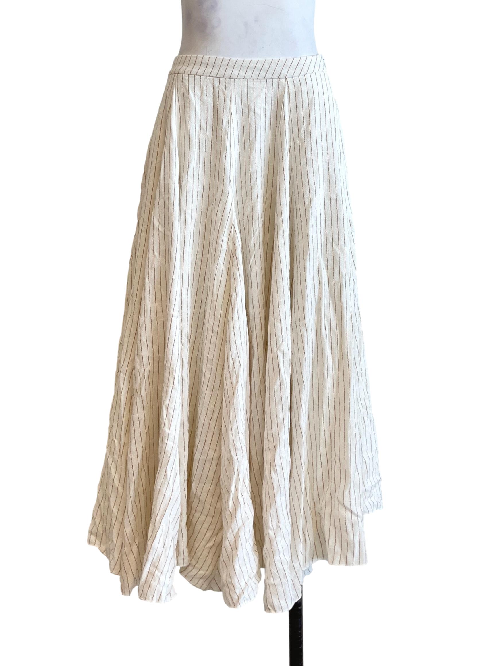Ivory White Gypsy Skirt
