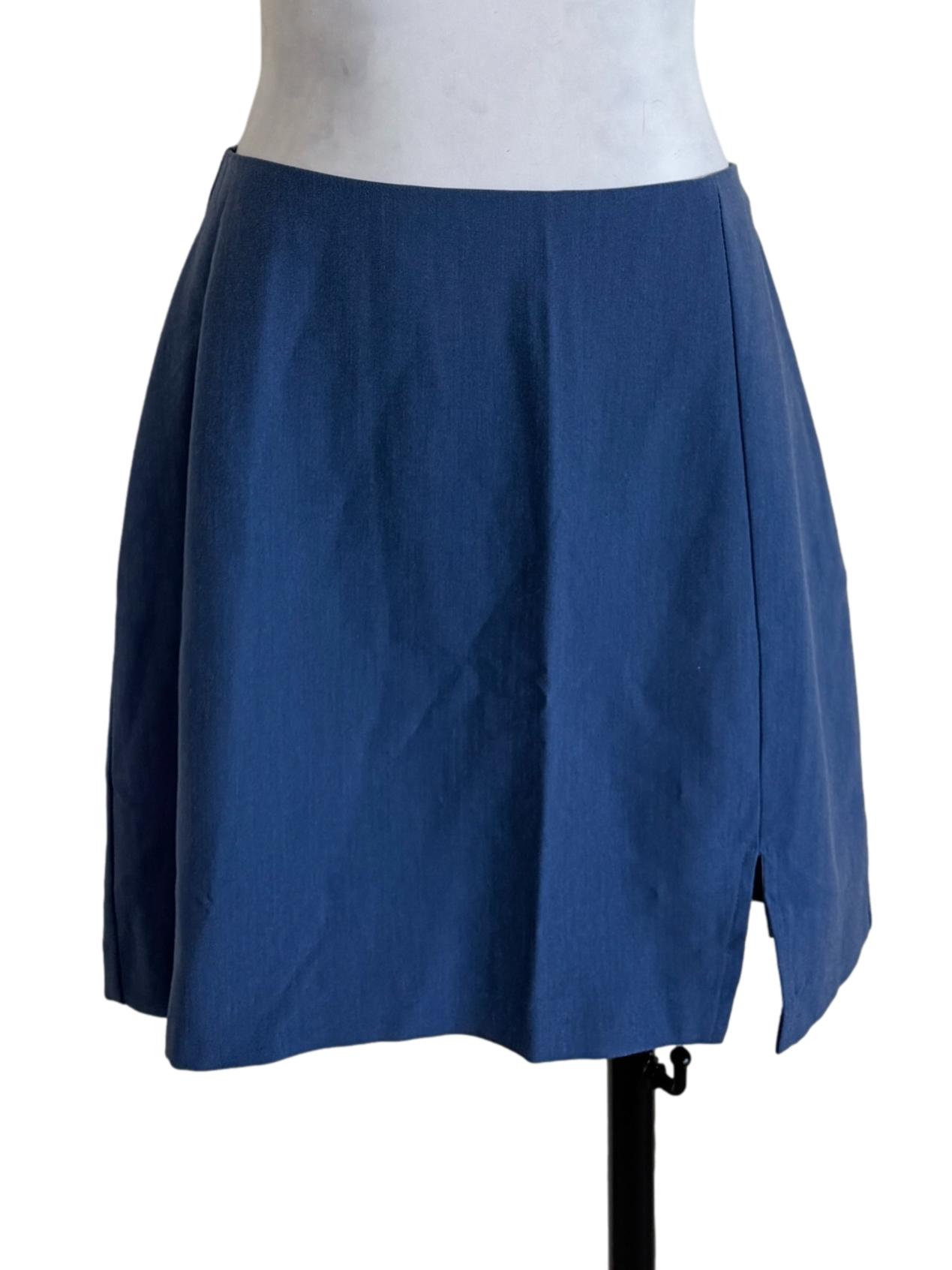 Azure Blue A-Line Skirt