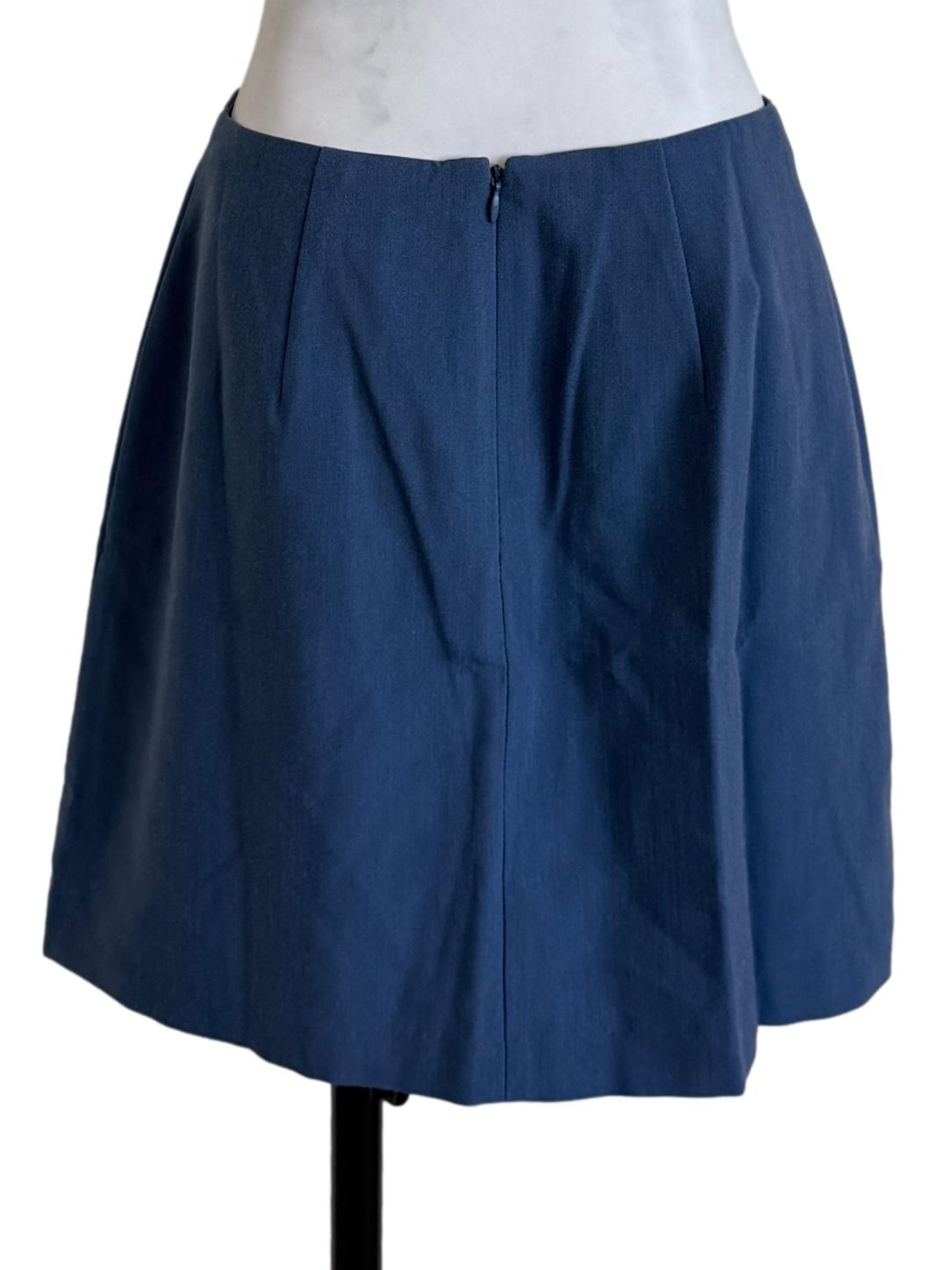 Azure Blue A-Line Skirt