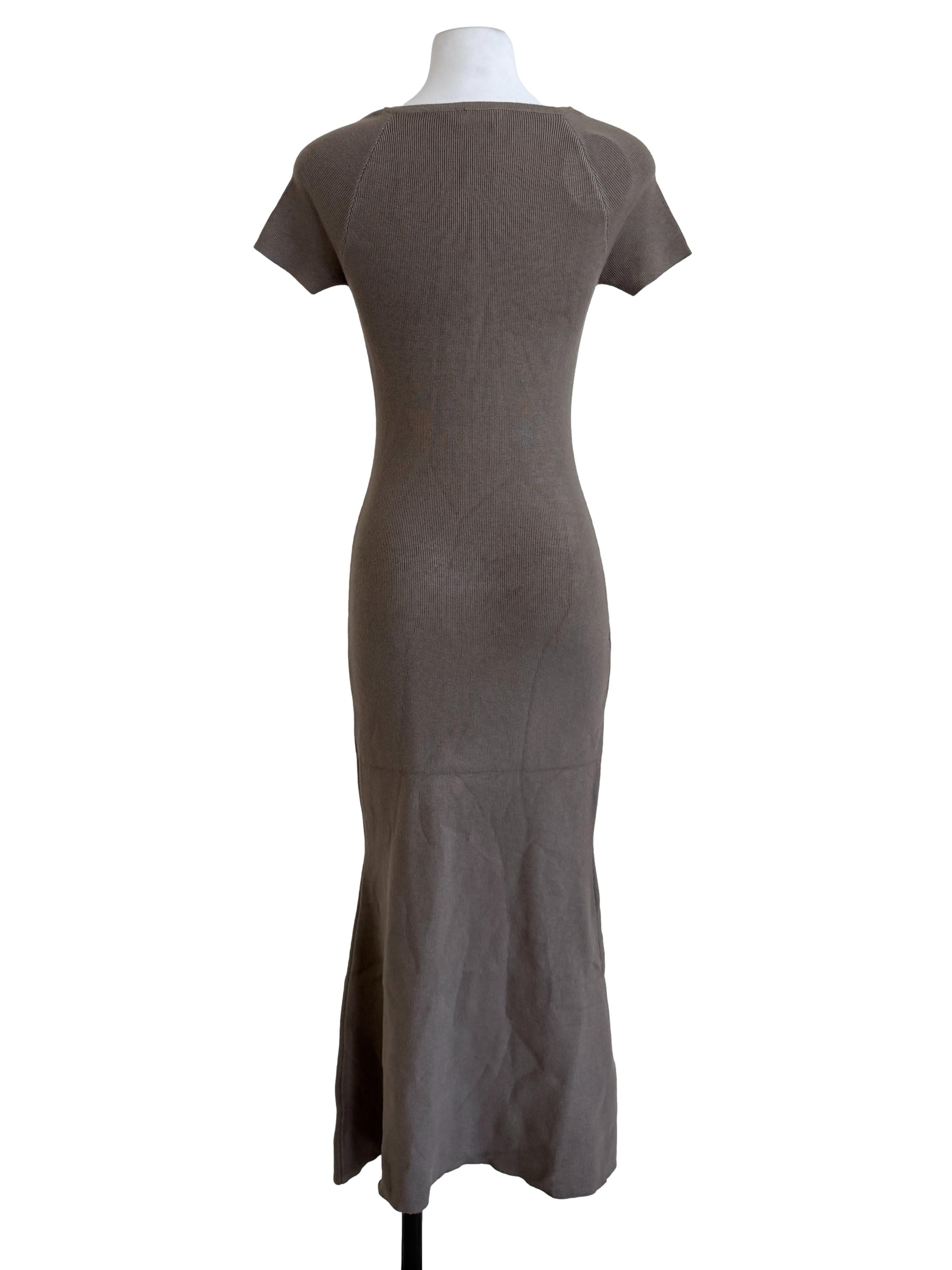 Moss Green Knit Dress