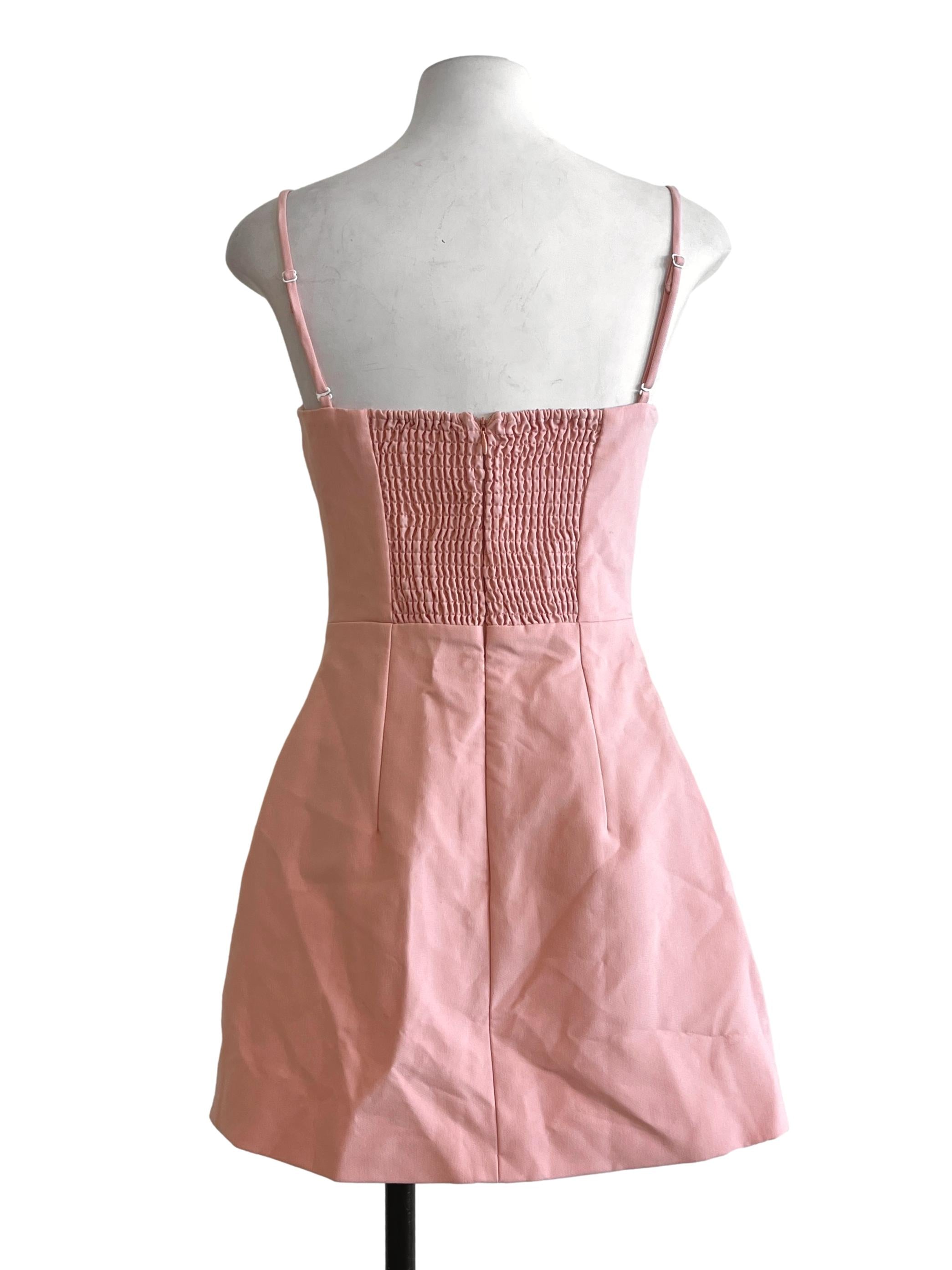 Coral Pink Spaghetti Strap Dress