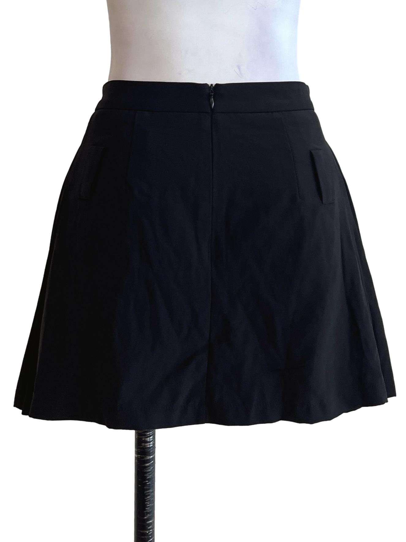 Onyx Black A-Line Skirt