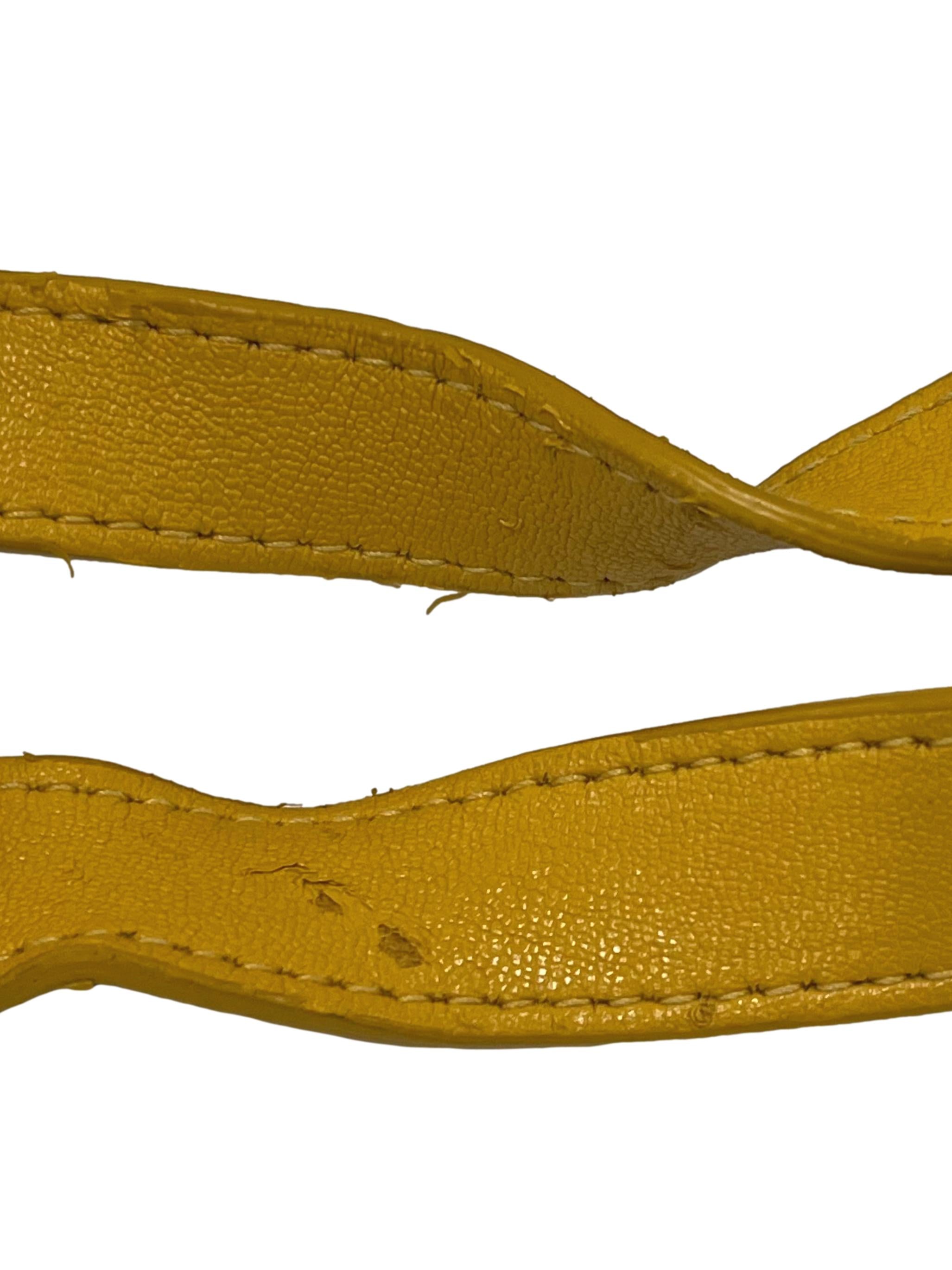 Mustard Yellow Musa Leather Tote Bag CSN