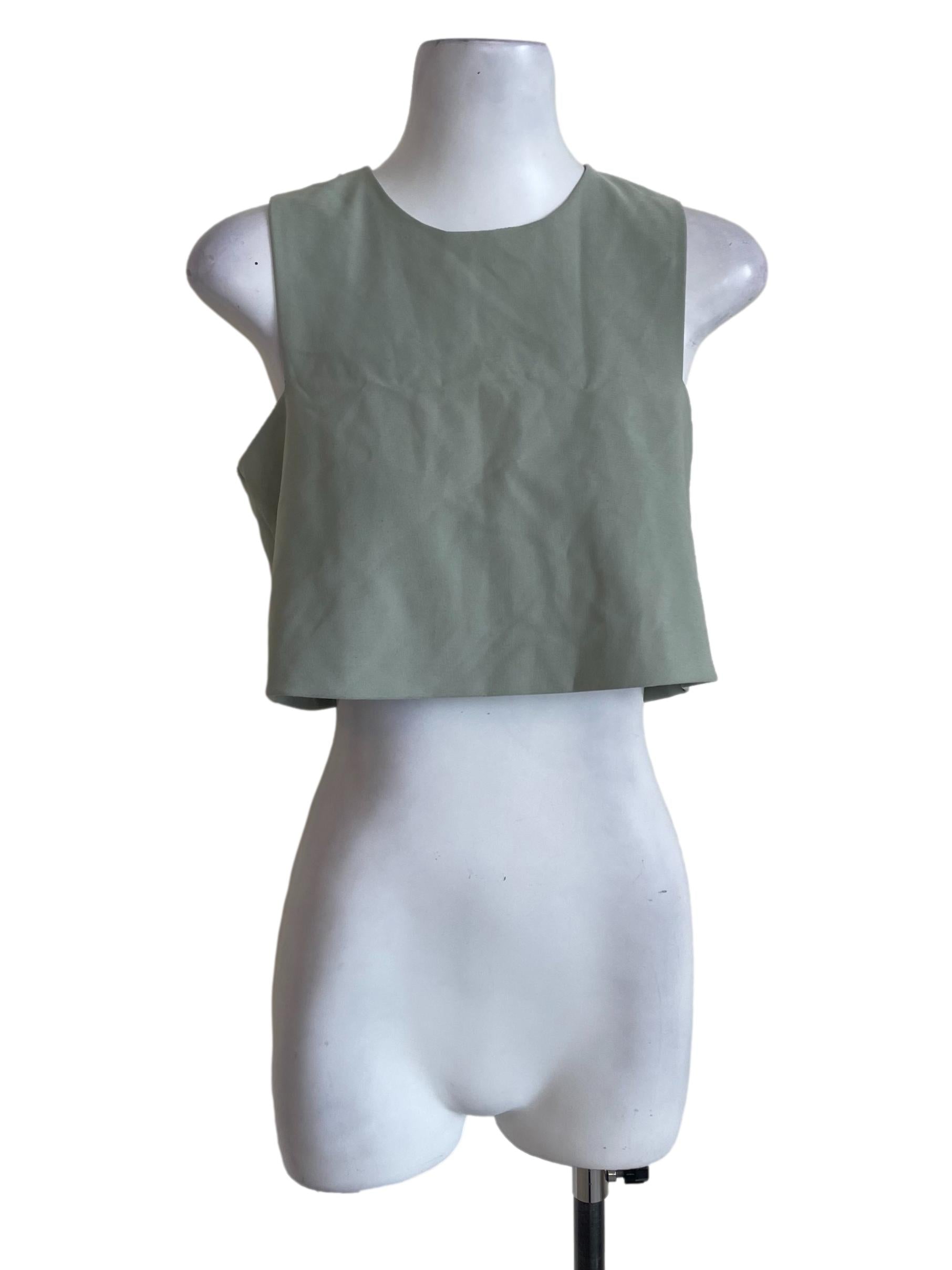 Mint Green Crop Top