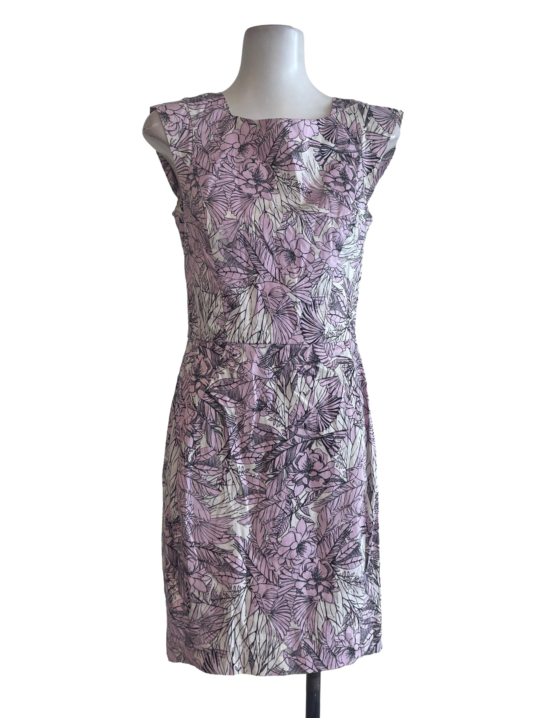 Pastel Pink Tropical Dress