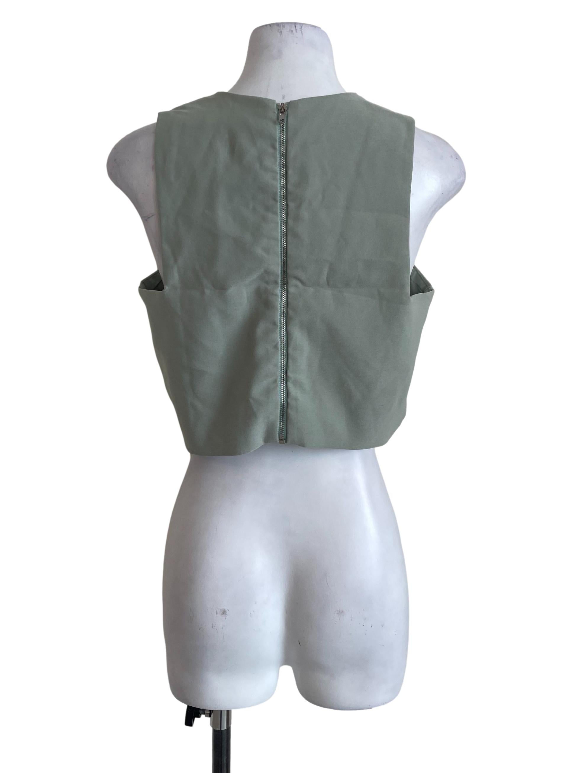 Mint Green Crop Top