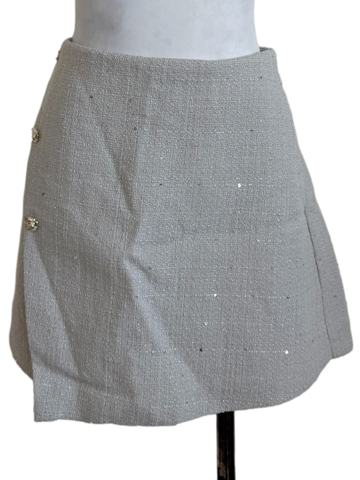 Baby Blue A-Line Skirt
