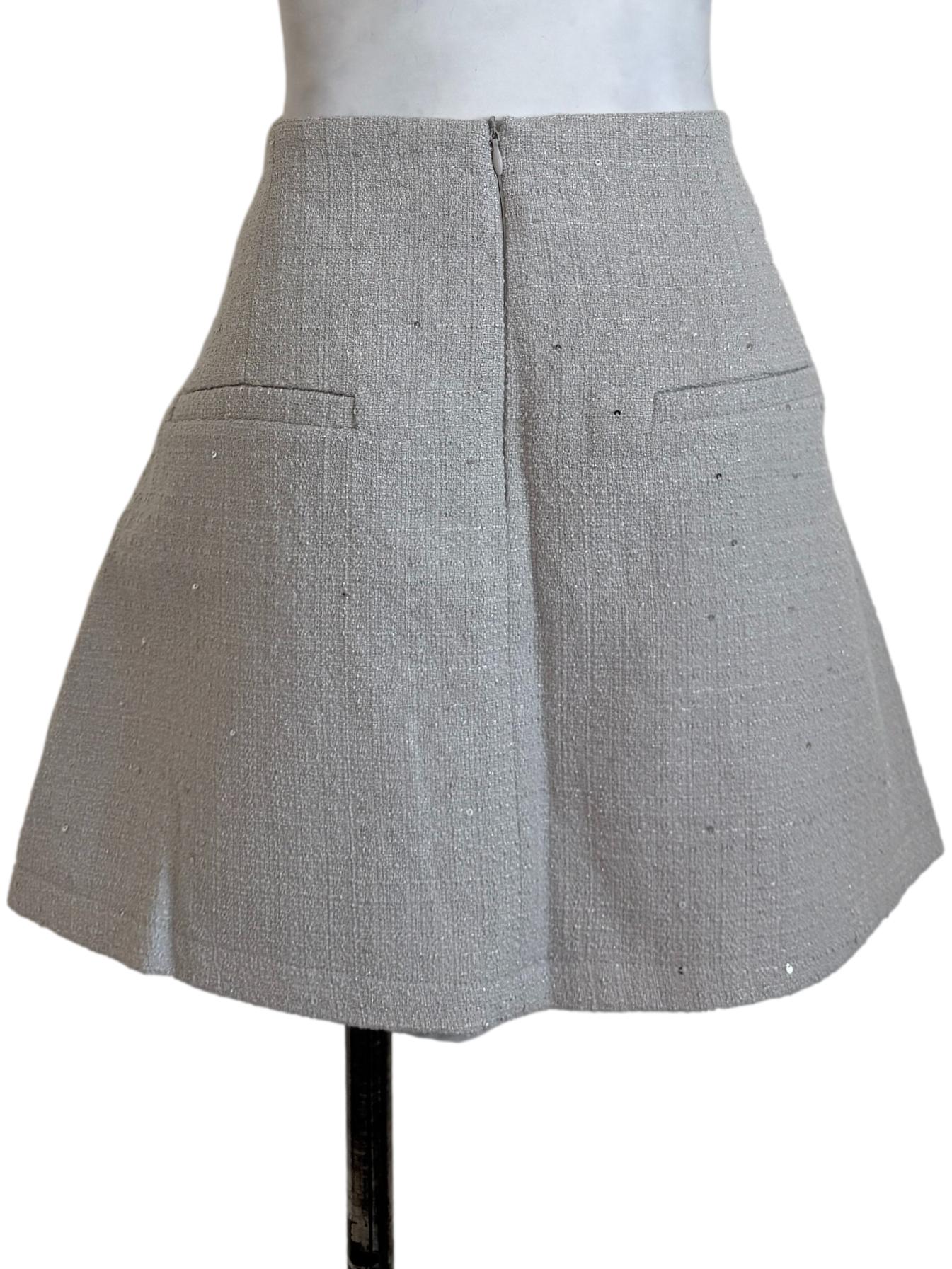 Baby Blue A-Line Skirt