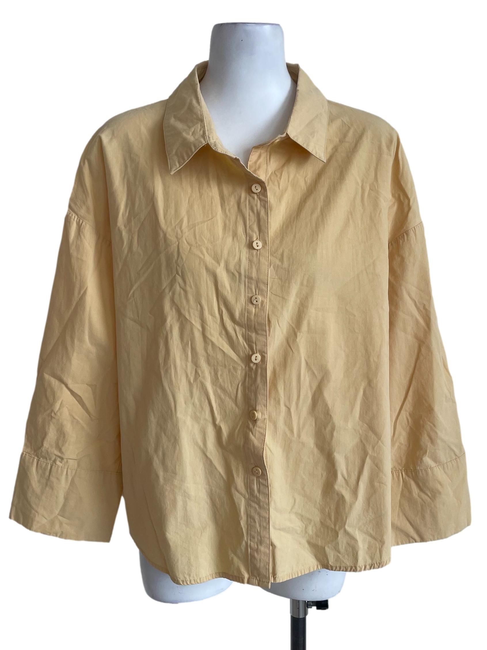 Royal Yellow Oversized Shirt