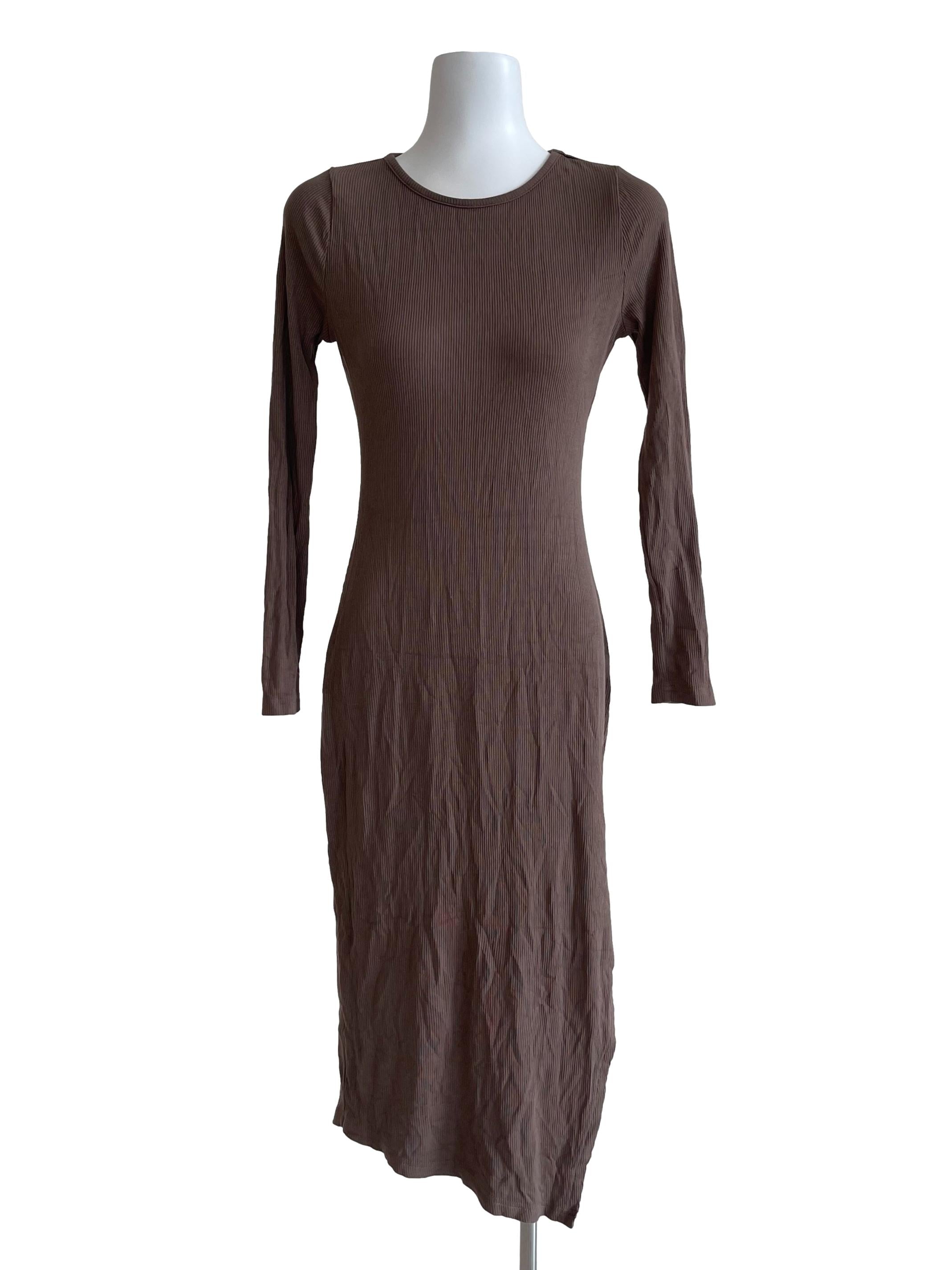 Dark Cocoa Long Dress