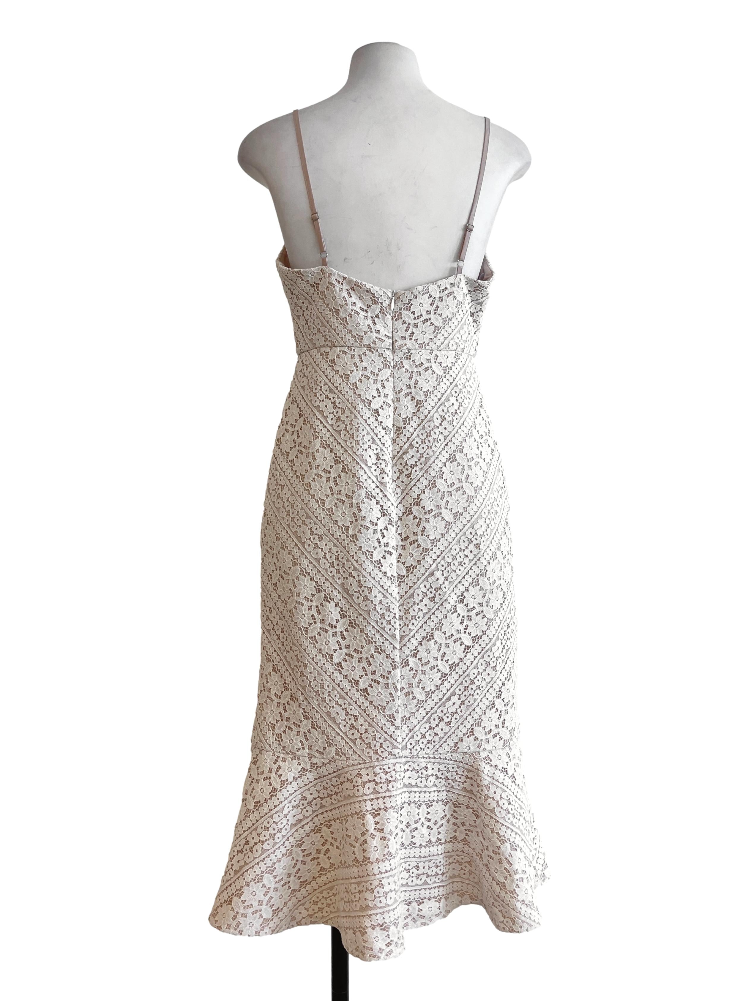 Salmon Pink Spaghetti Strap Drop Waist Dress