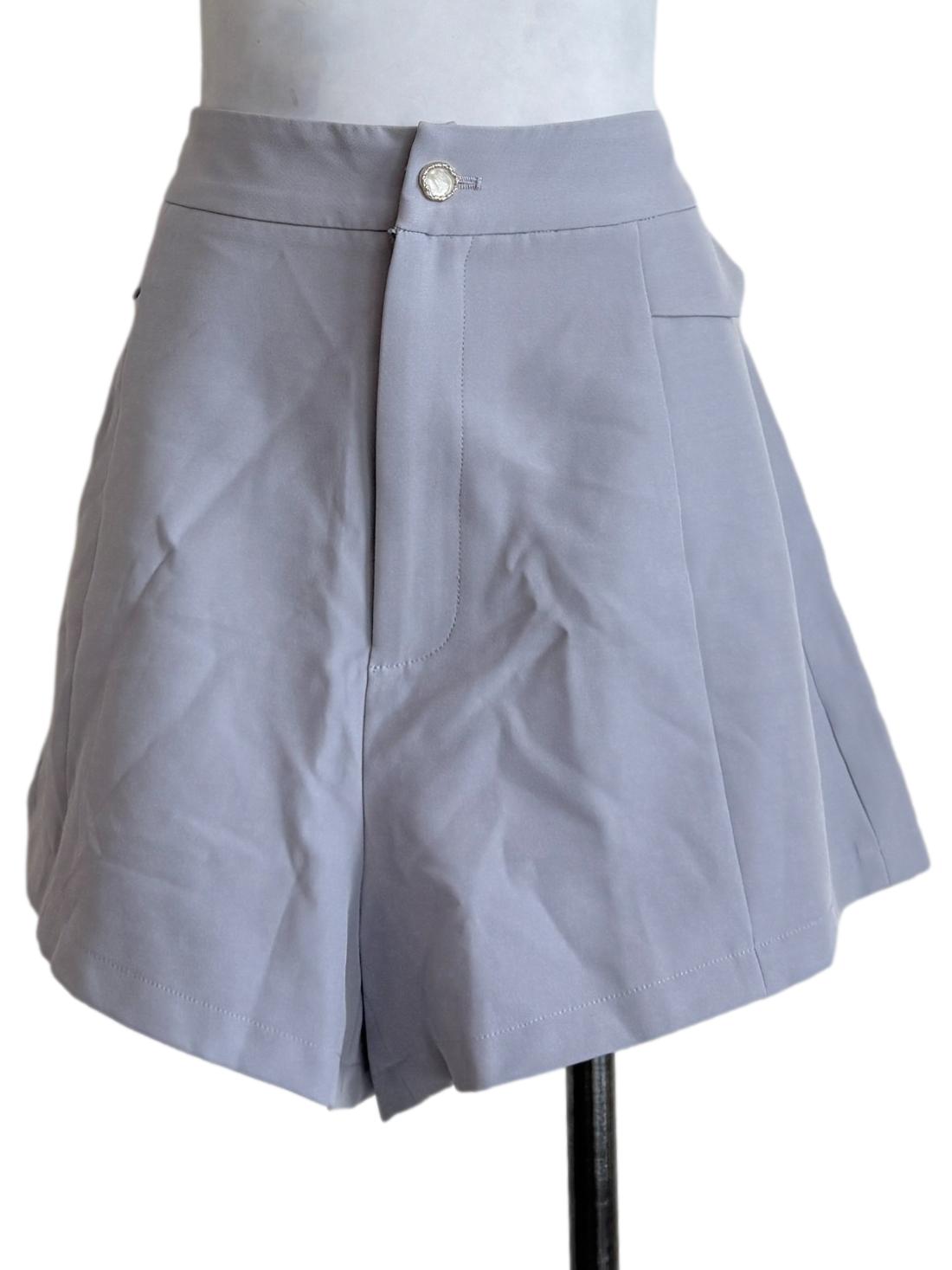 Periwinkle Purple Casual Shorts