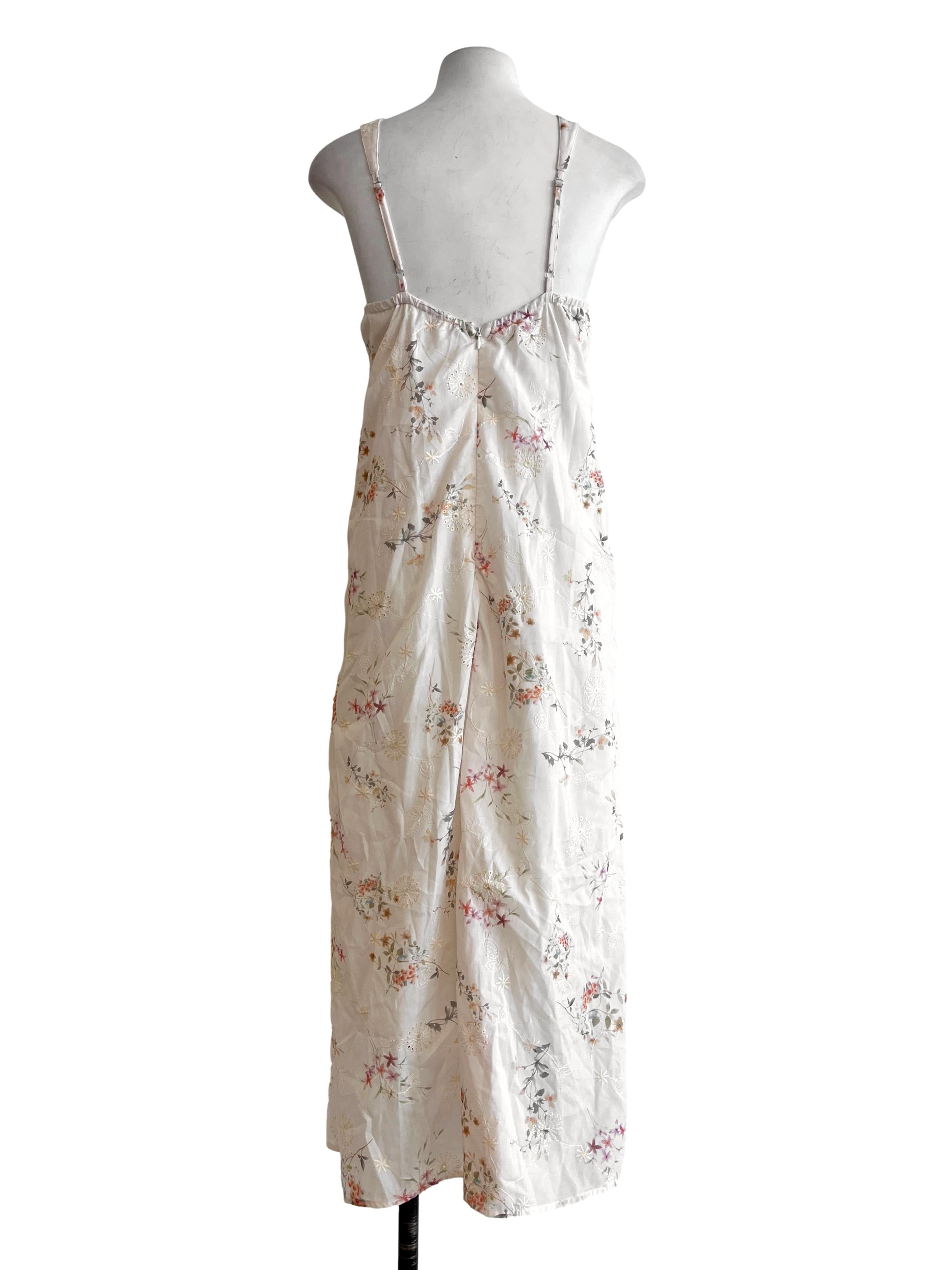 Salmon Pink Cross A-Line Dress