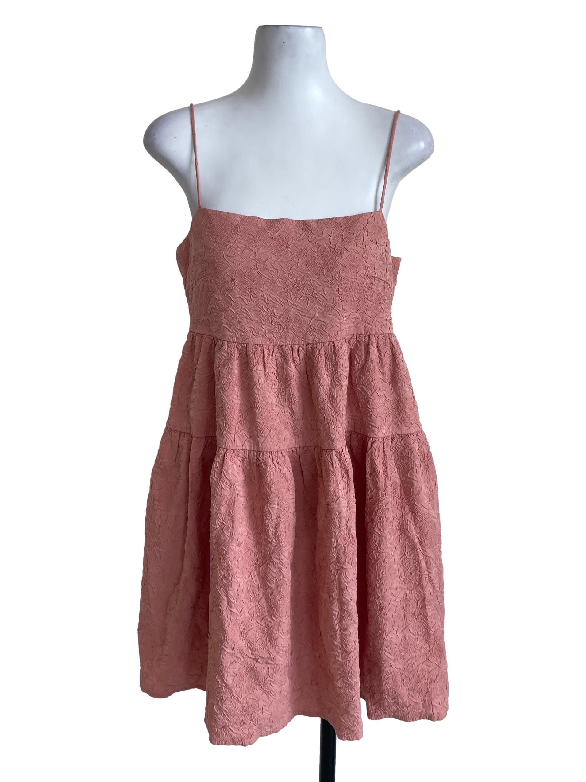 Rose Gold Tiered Dress