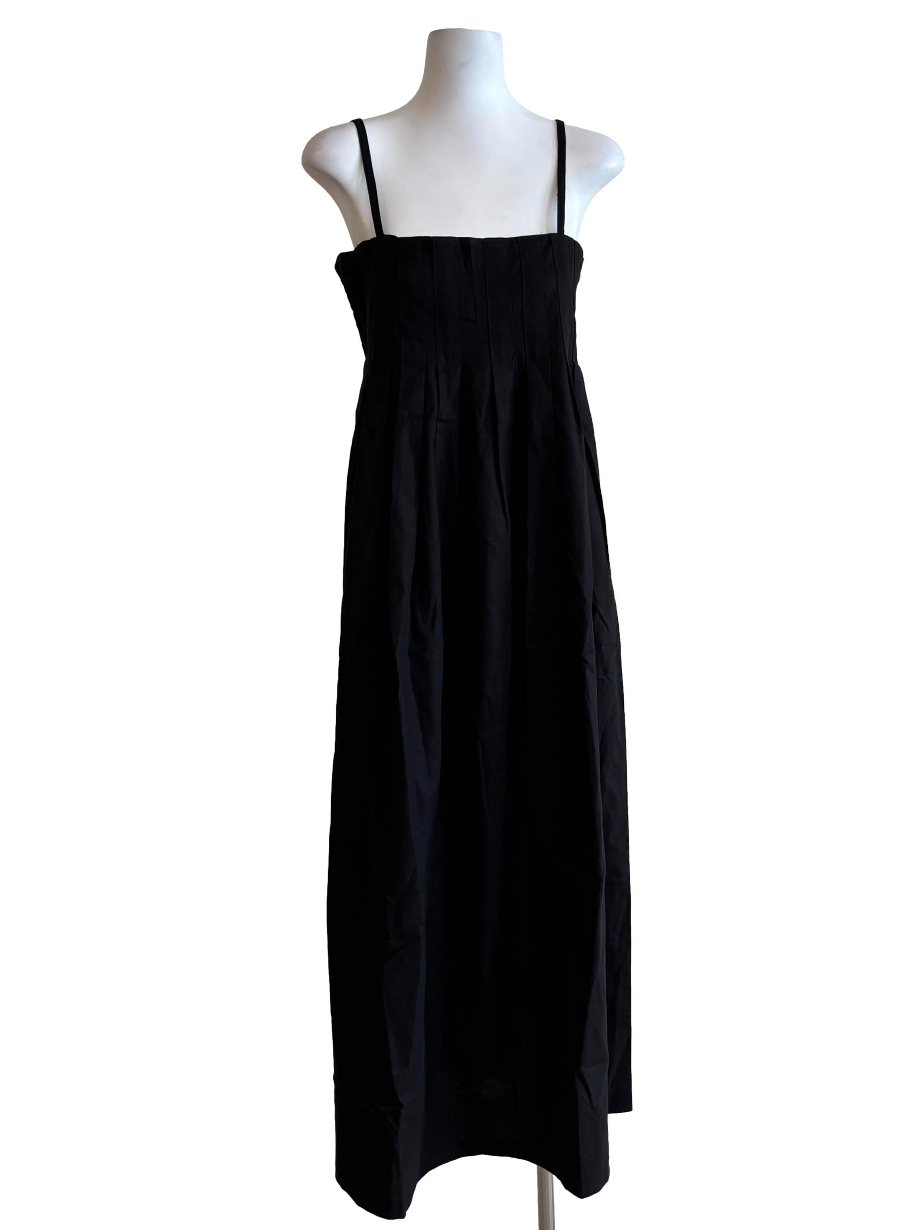 Night Black Spaghetti Strap Dress