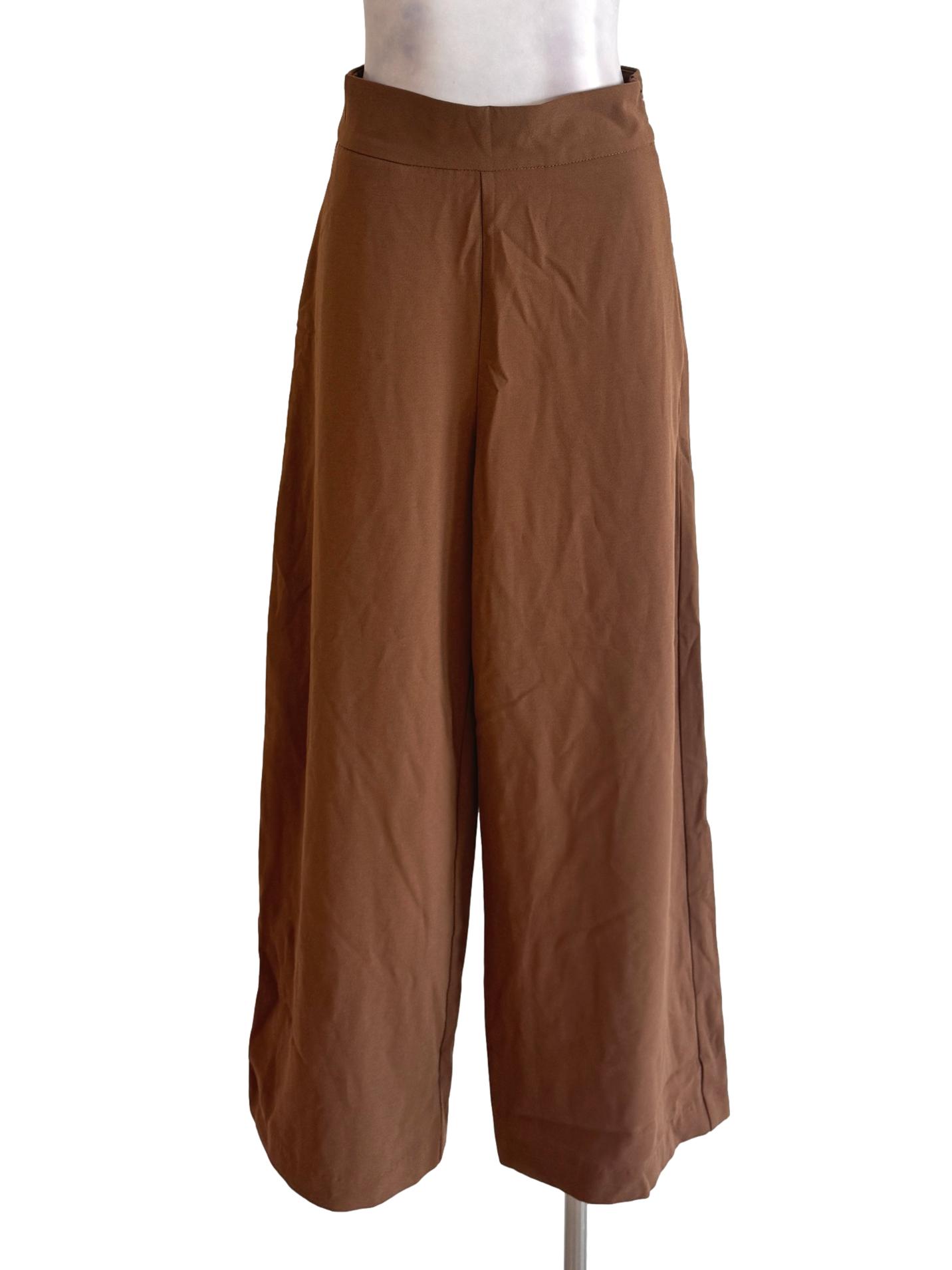 Brown Wide Leg Pants