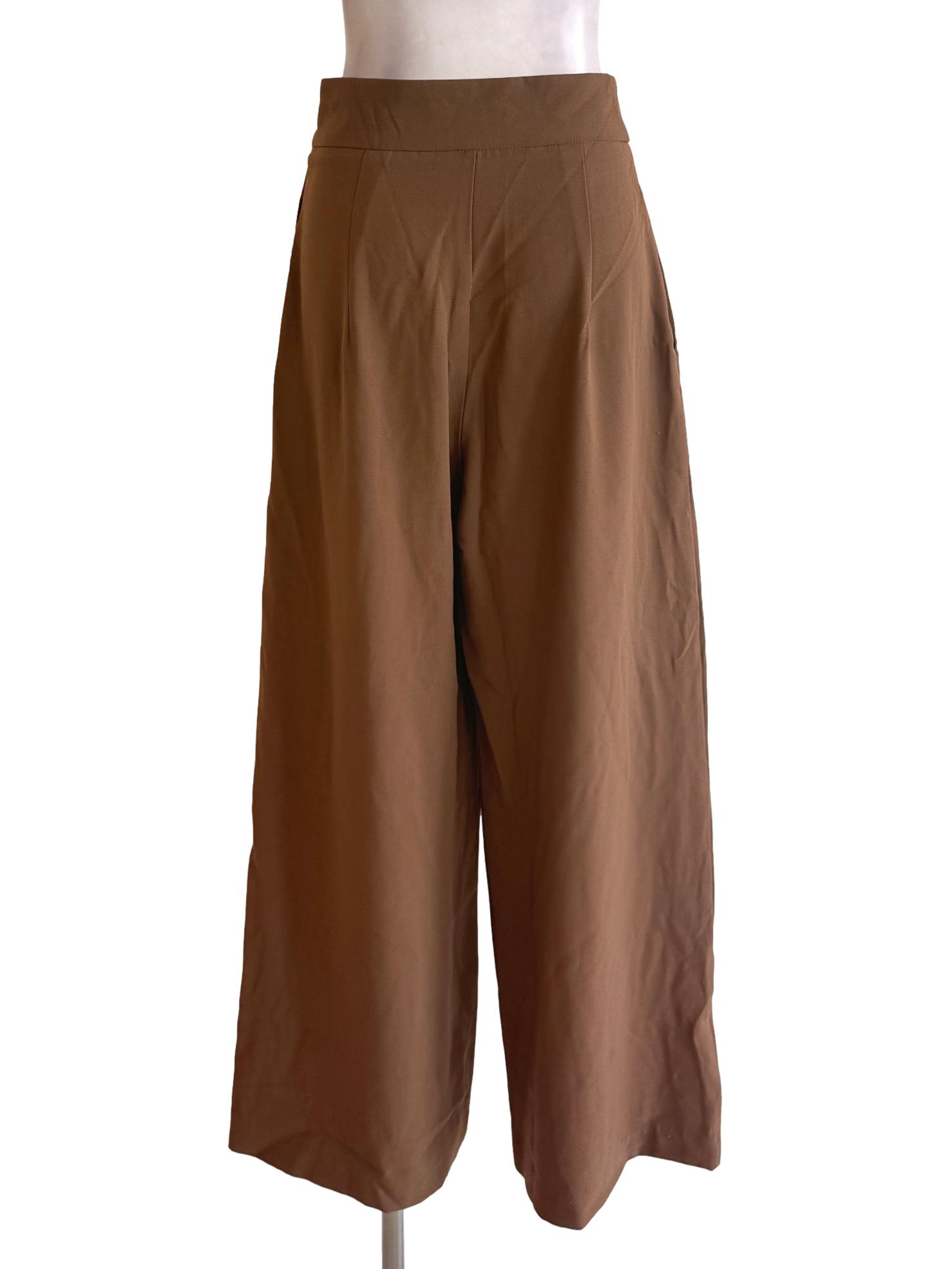 Brown Wide Leg Pants
