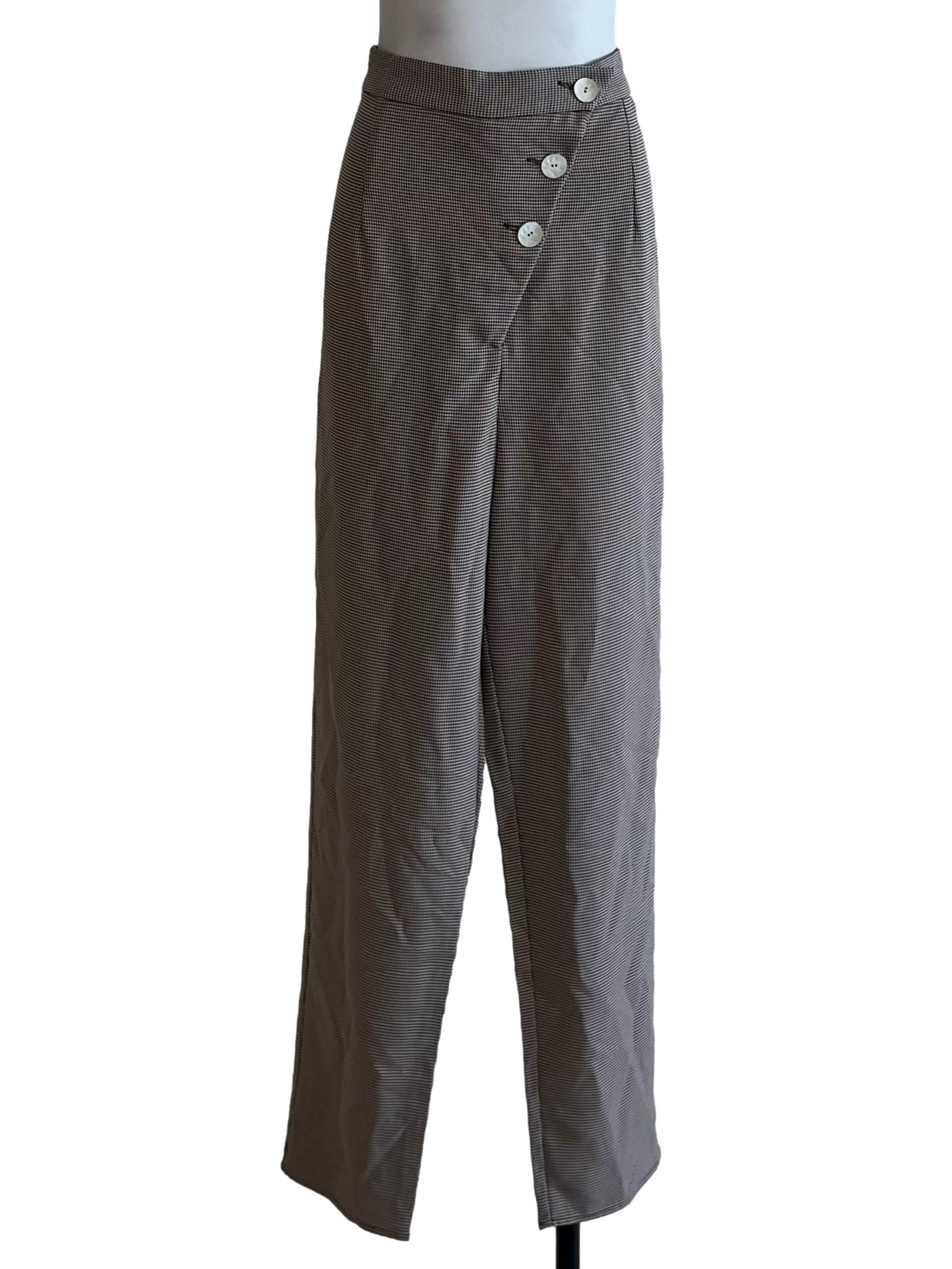 Gingerbread Brown Nailshead Formal Pants